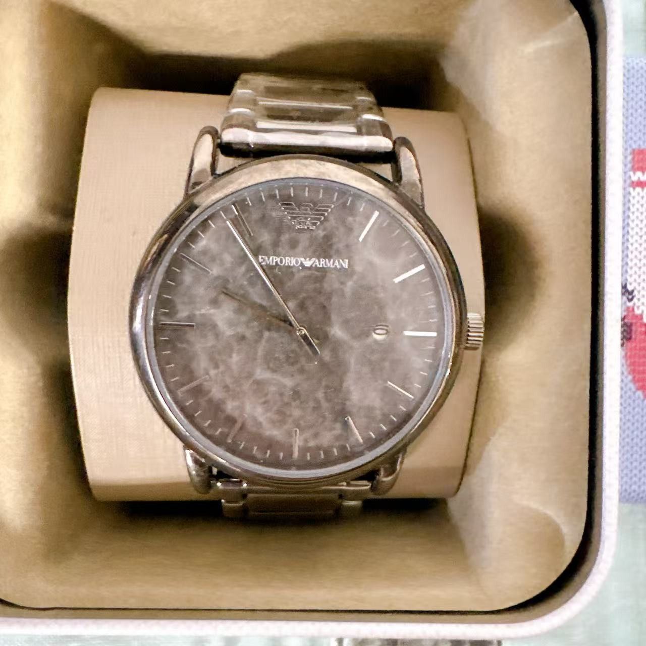 Emporio Armani Emporio Armani Luigi AR11155 Men's Watch With Gray Metal Size ONE SIZE - 1 Thumbnail