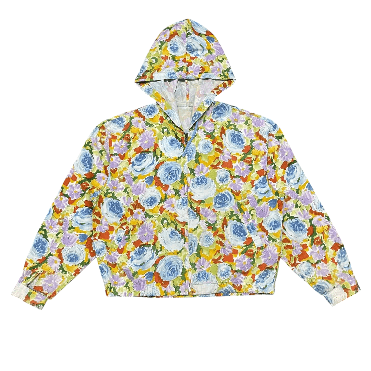 Vintage Vintage B. Becker Floral Print Zipper Jacket Size US L / EU 52-54 / 3 - 1 Thumbnail