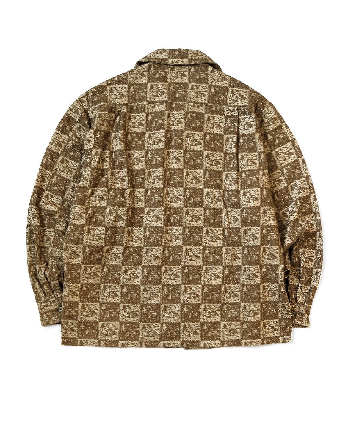Kapital CAMP jacquard flannel wrangle collar board shirt size 2 Size US M / EU 48-50 / 2 - 2 Thumbnail
