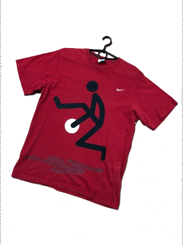 Nike Vintage Nike Big Y2K Logo Short Sleeve T-Shirt Size M Size US M / EU 48-50 / 2 - 1 Thumbnail