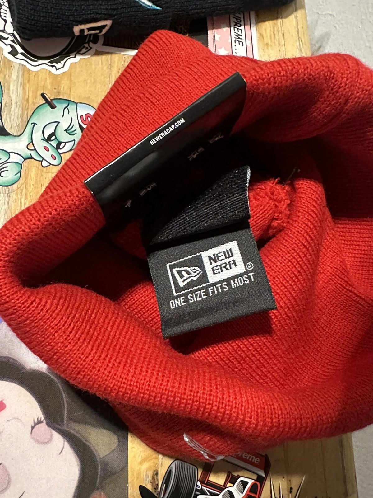 Supreme (Red) Supreme Tribal Beanie Size ONE SIZE - 7 Thumbnail