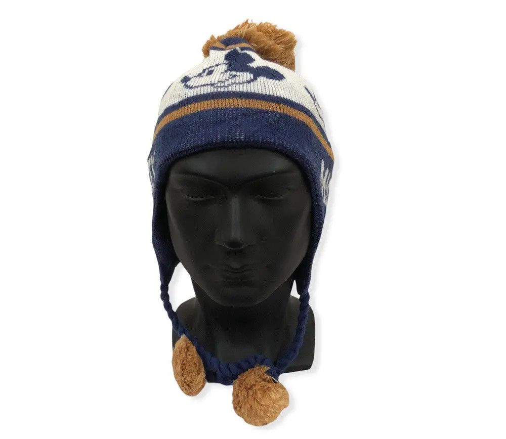 Disney × Mickey Mouse Vintage Mickey Mouse Cartoon Earflap Beanie Hat Size ONE SIZE - 3 Thumbnail
