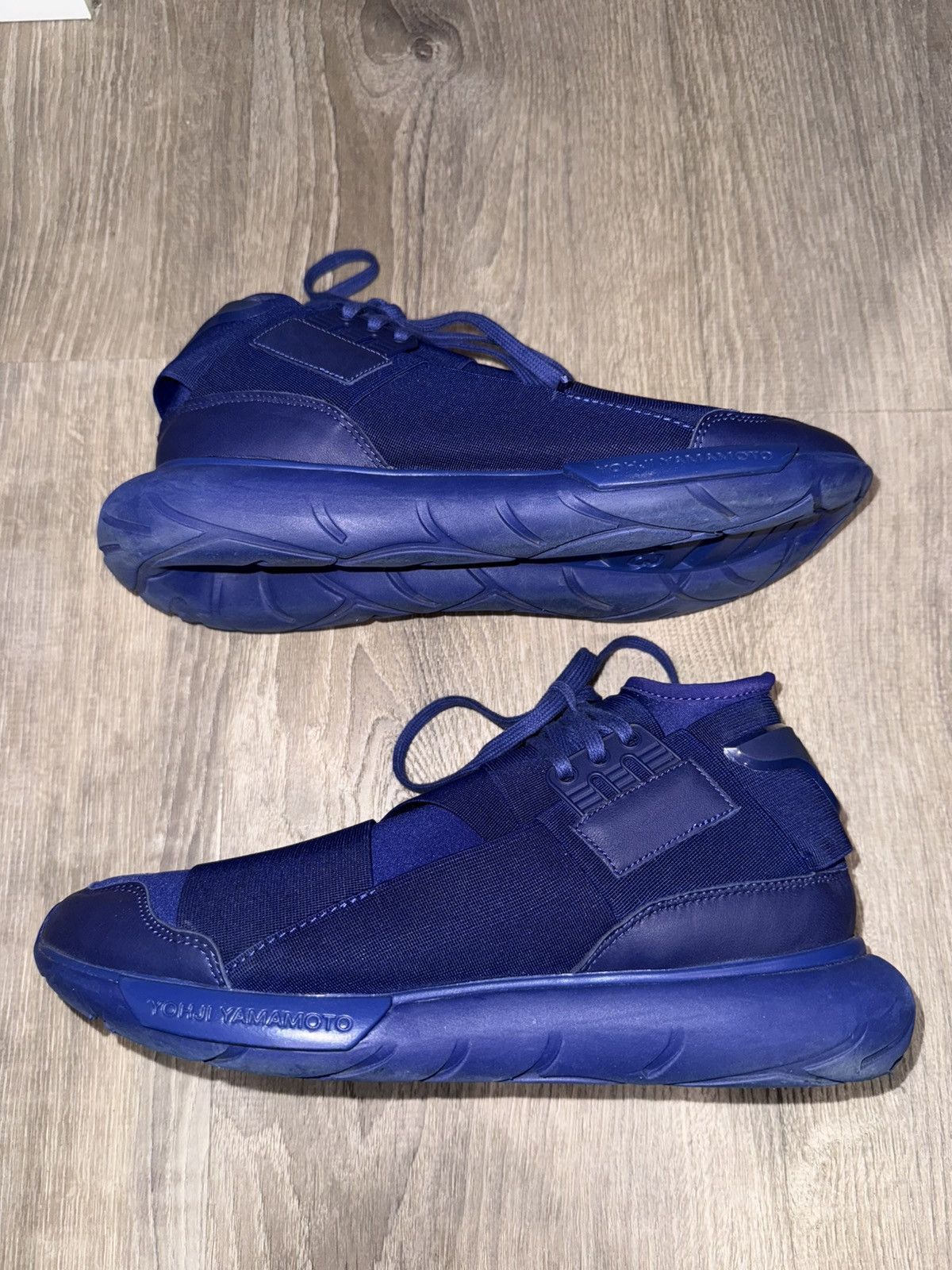 Y-3 Y-3 Qasa High Dark Blue Size US 9 / EU 42 - 2 Thumbnail