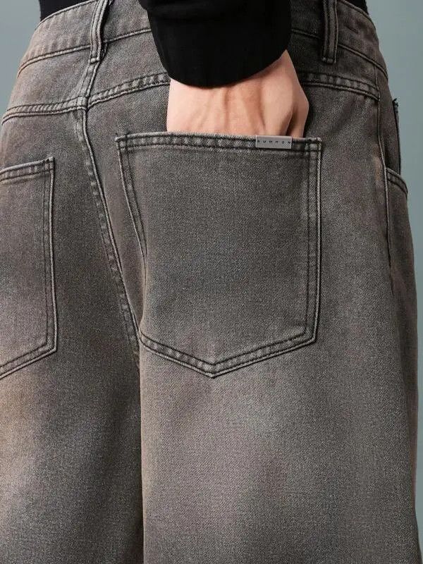 Jean Minami x Airi Washed drip denim shorts jorts RETRO Size US 30 / EU 46 - 8 Thumbnail