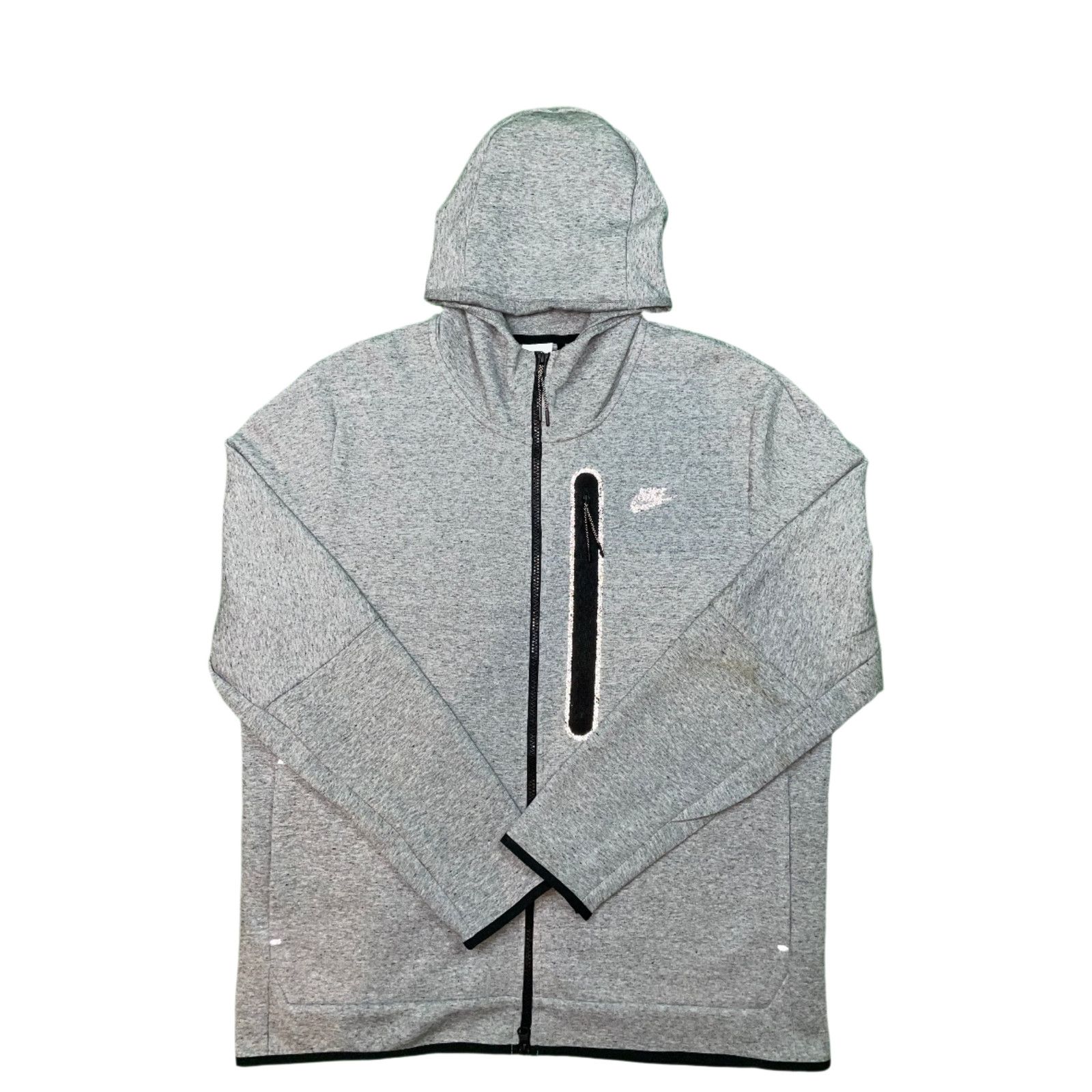 Nike Nike Tech Grey Zip Up Hoodie Size US XL / EU 56 / 4 - 1 Thumbnail