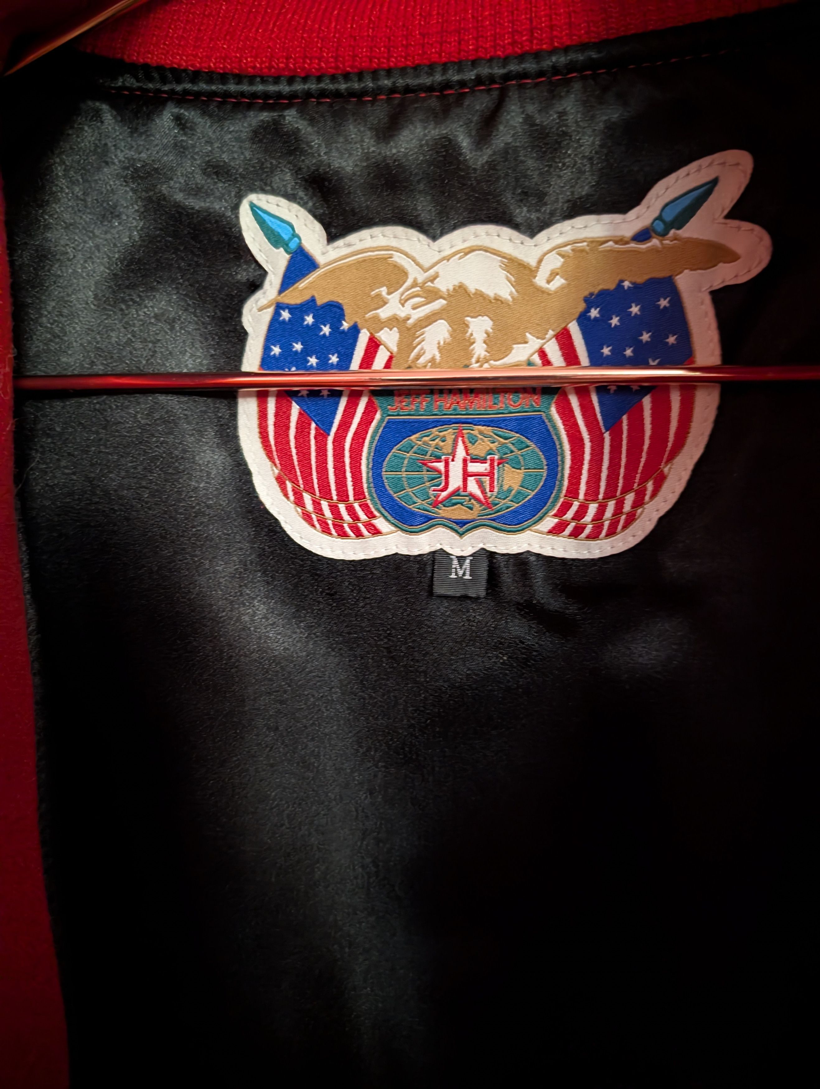 Jeff Hamilton Jeff Hamilton bulls big face varsity leather Size US M / EU 48-50 / 2 - 10 Thumbnail