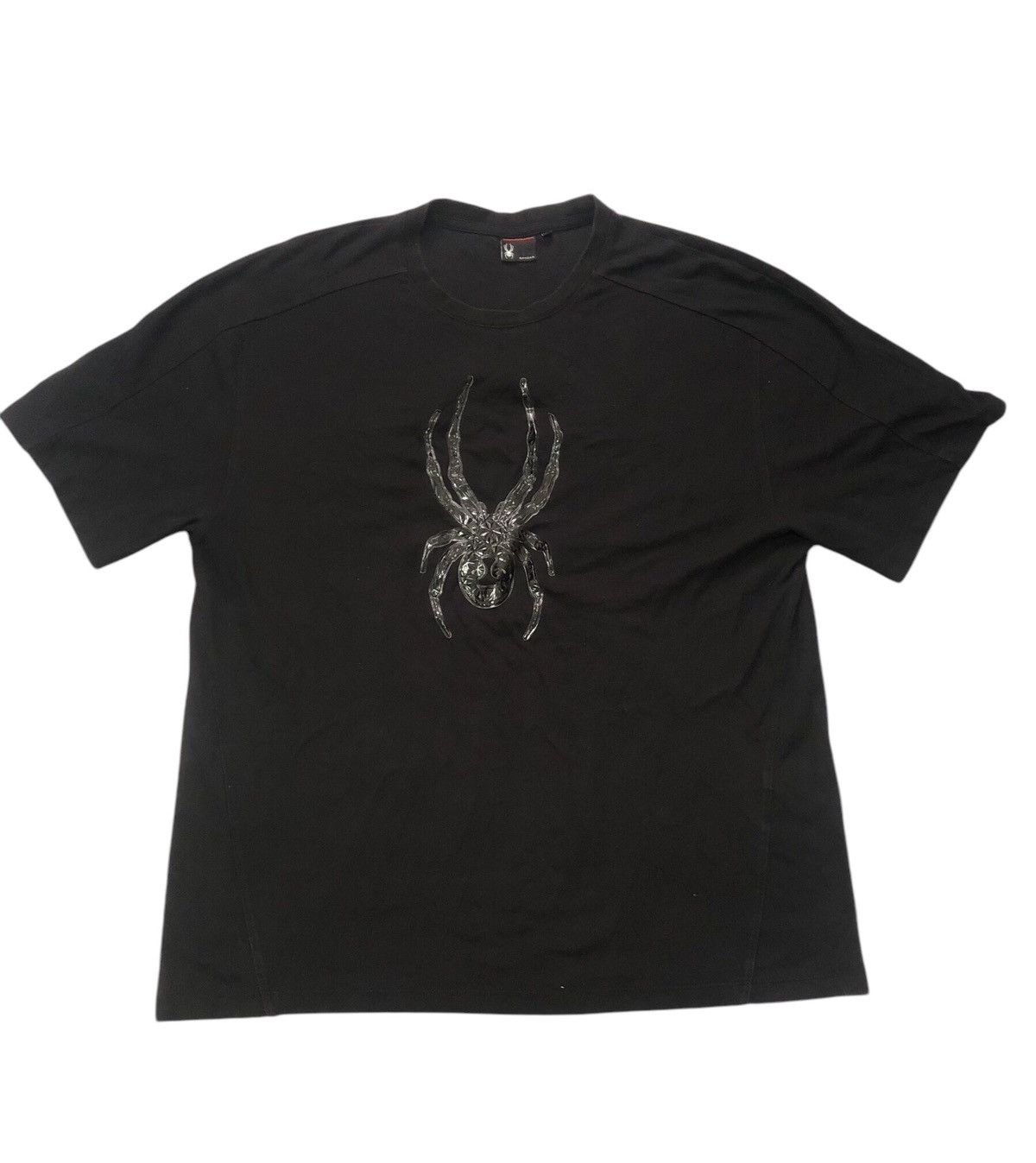 Spyder Spyder t-shirt all black big logo Size US XL / EU 56 / 4 - 1 Thumbnail