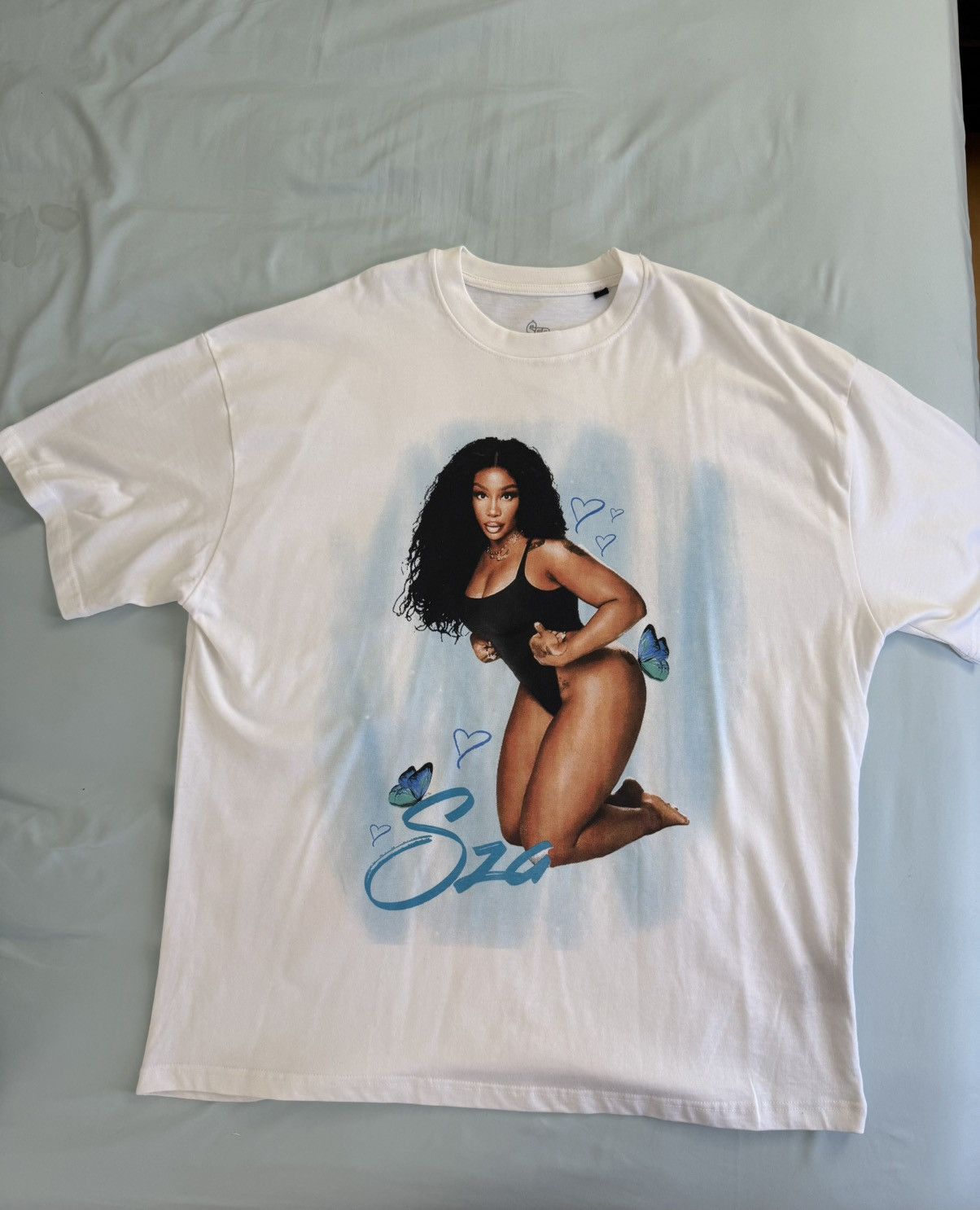 Sergio Calabasas “SZA” White Tee Size XL