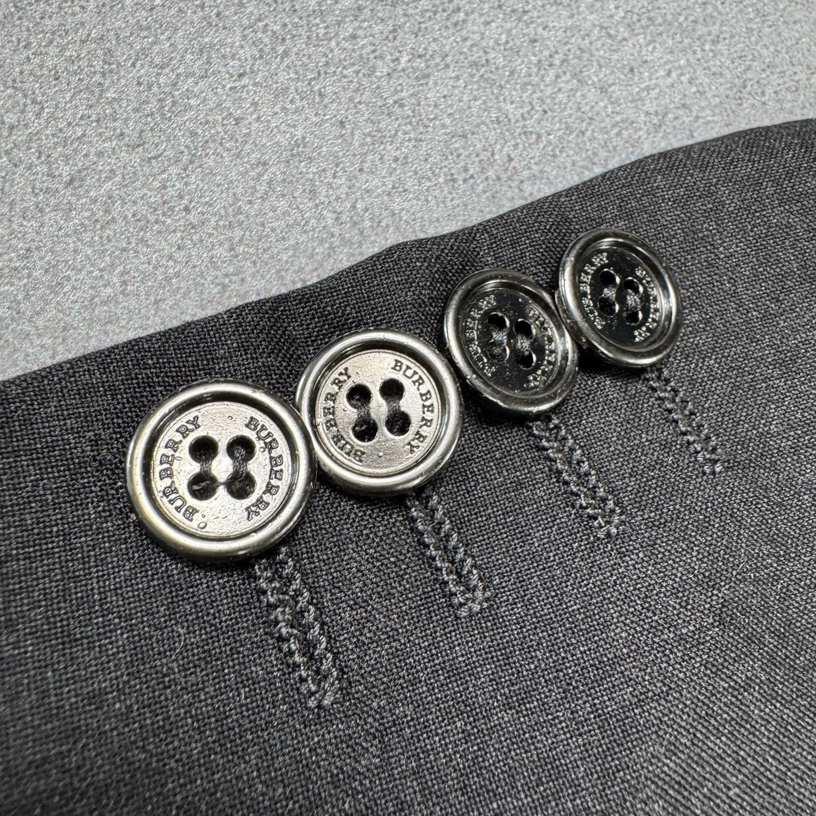 Burberry Burberry Men Wool Blazer Grey Size 50R Size 40R - 7 Thumbnail