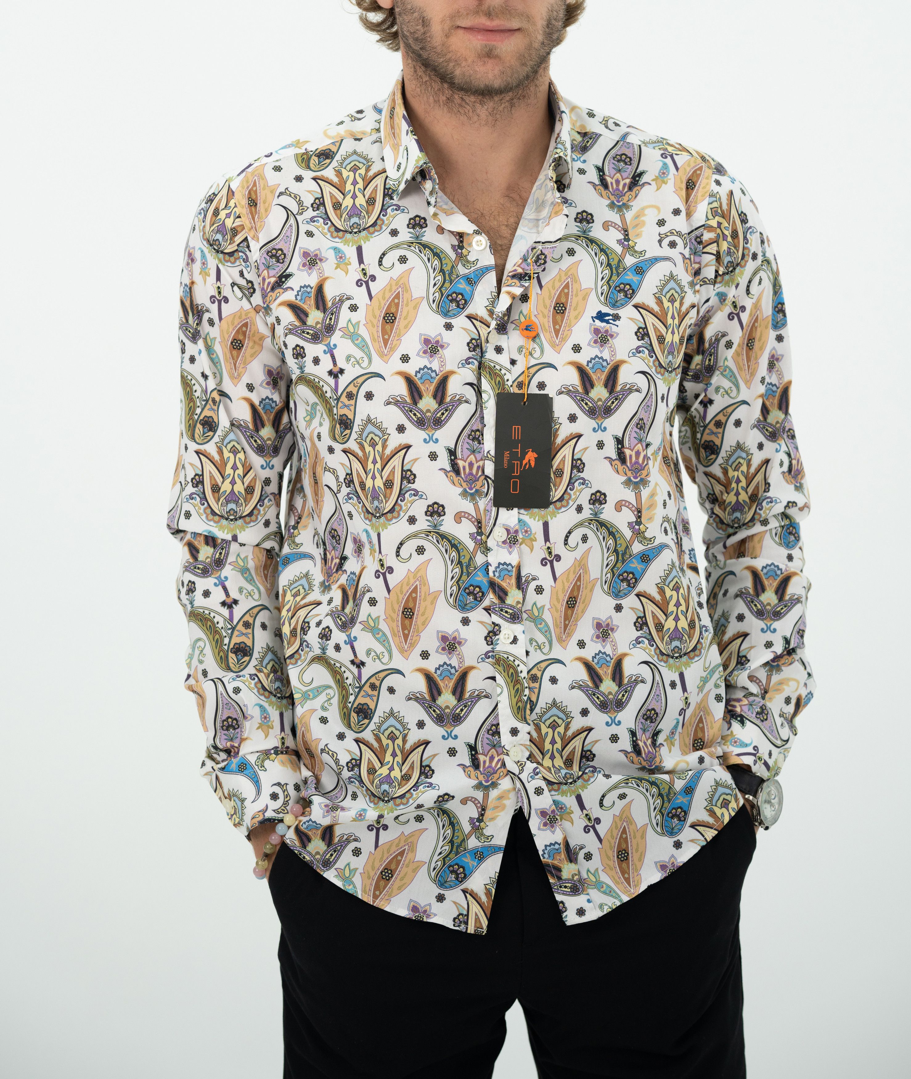 Etro Etro Paiseley Shirt L Size US L / EU 52-54 / 3 - 1 Thumbnail