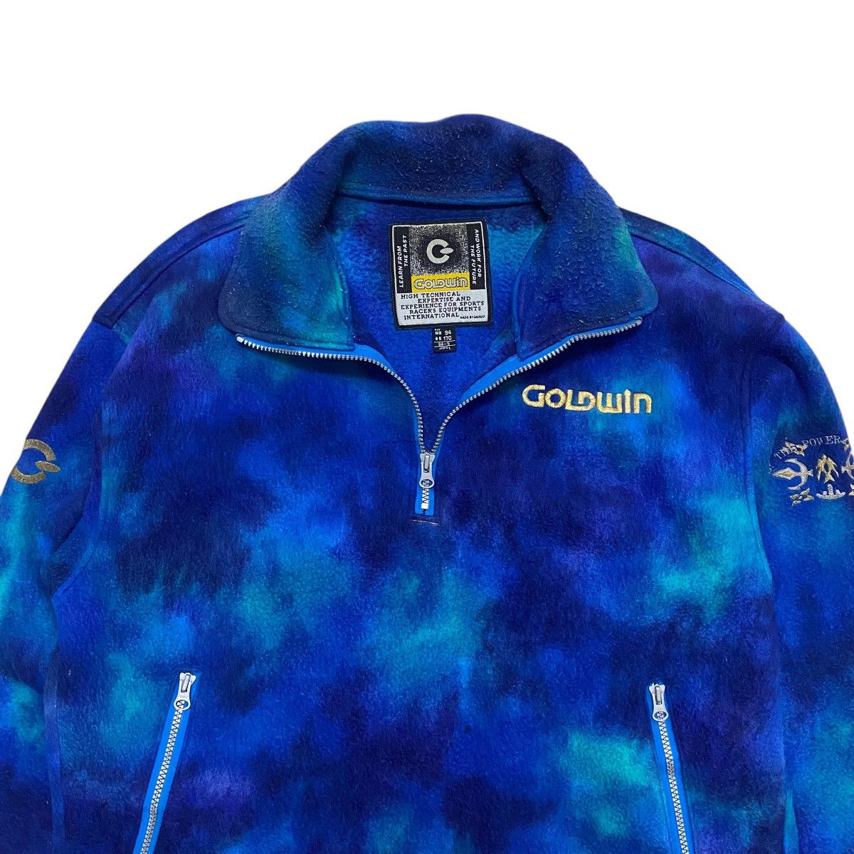 Goldwin × Japanese Brand × Vintage ☀️Nice design Goldwin fleece half zipper jacket Size US M / EU 48-50 / 2 - 3 Thumbnail
