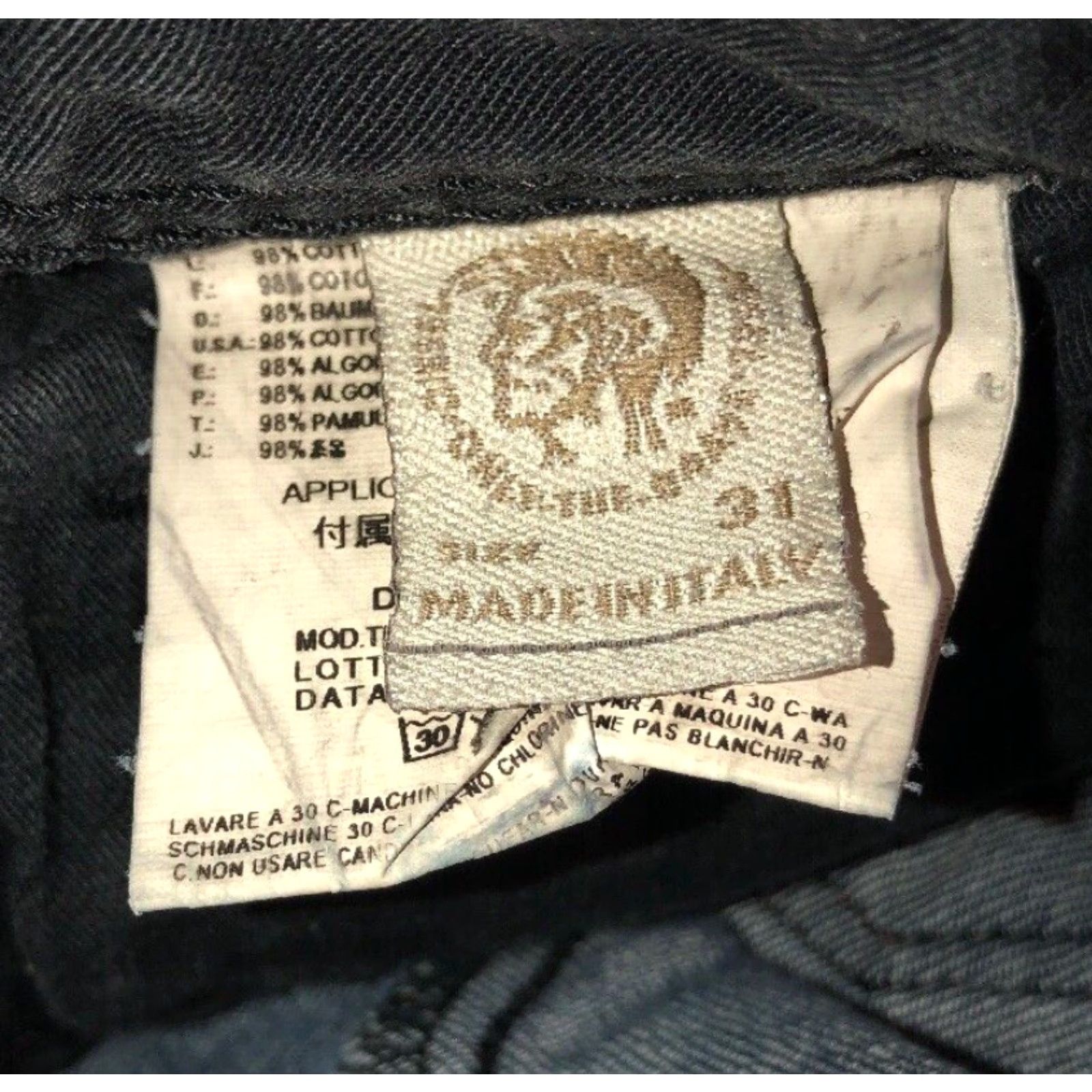 Diesel Diesel Mens Blue Jeans Size 31 x 35 Size US 31 - 6 Thumbnail