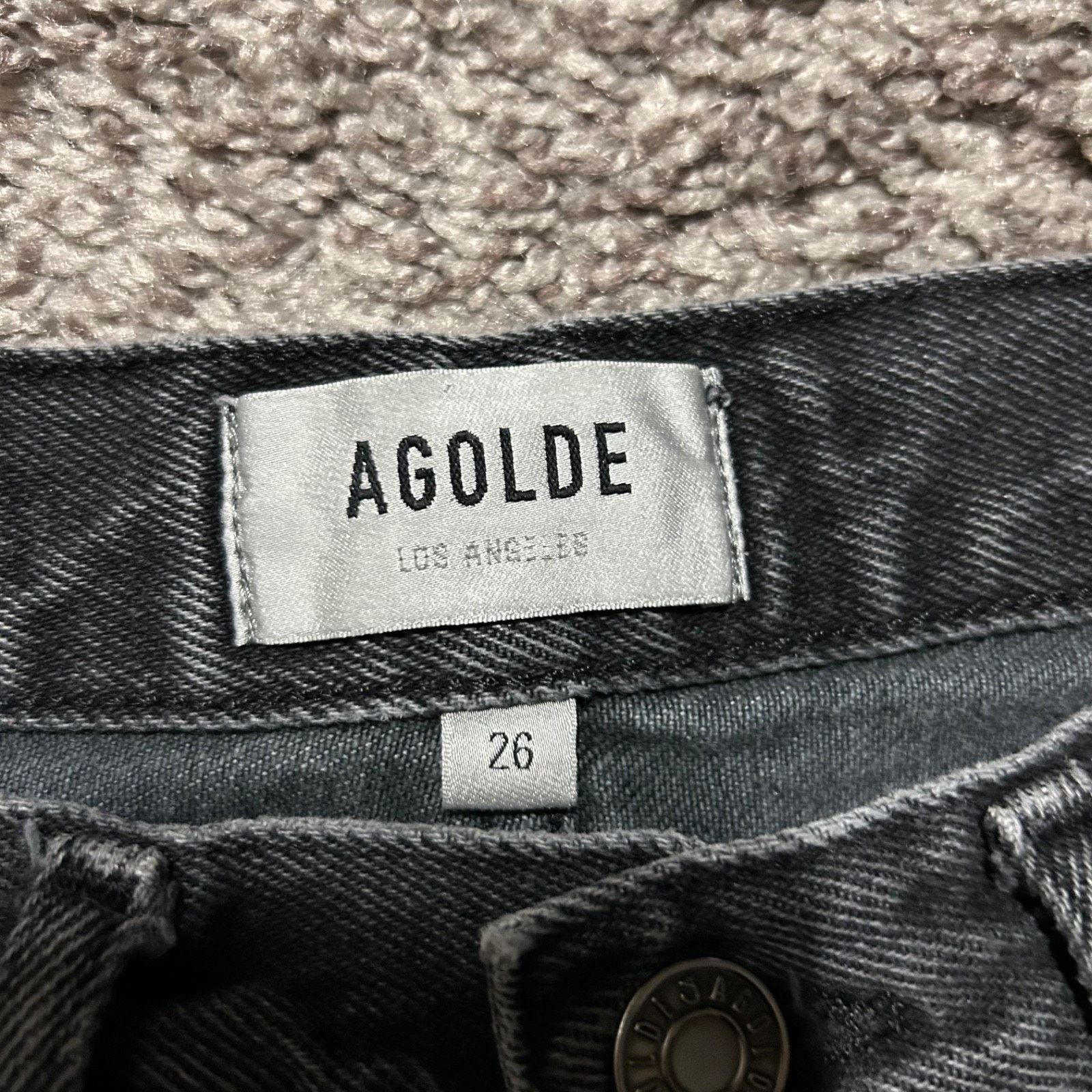 Agolde Agolde 90s Thrashed Jeans 90s Mid Rise Loose Smokestack Size 28" / US 6 / IT 42 - 6 Thumbnail