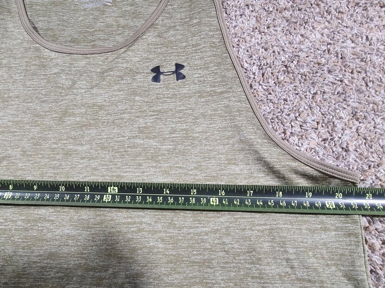 Under Armour Under Armour The Tech Tank Shirt Mens L Green Fitted Gym Size US L / EU 52-54 / 3 - 5 Thumbnail