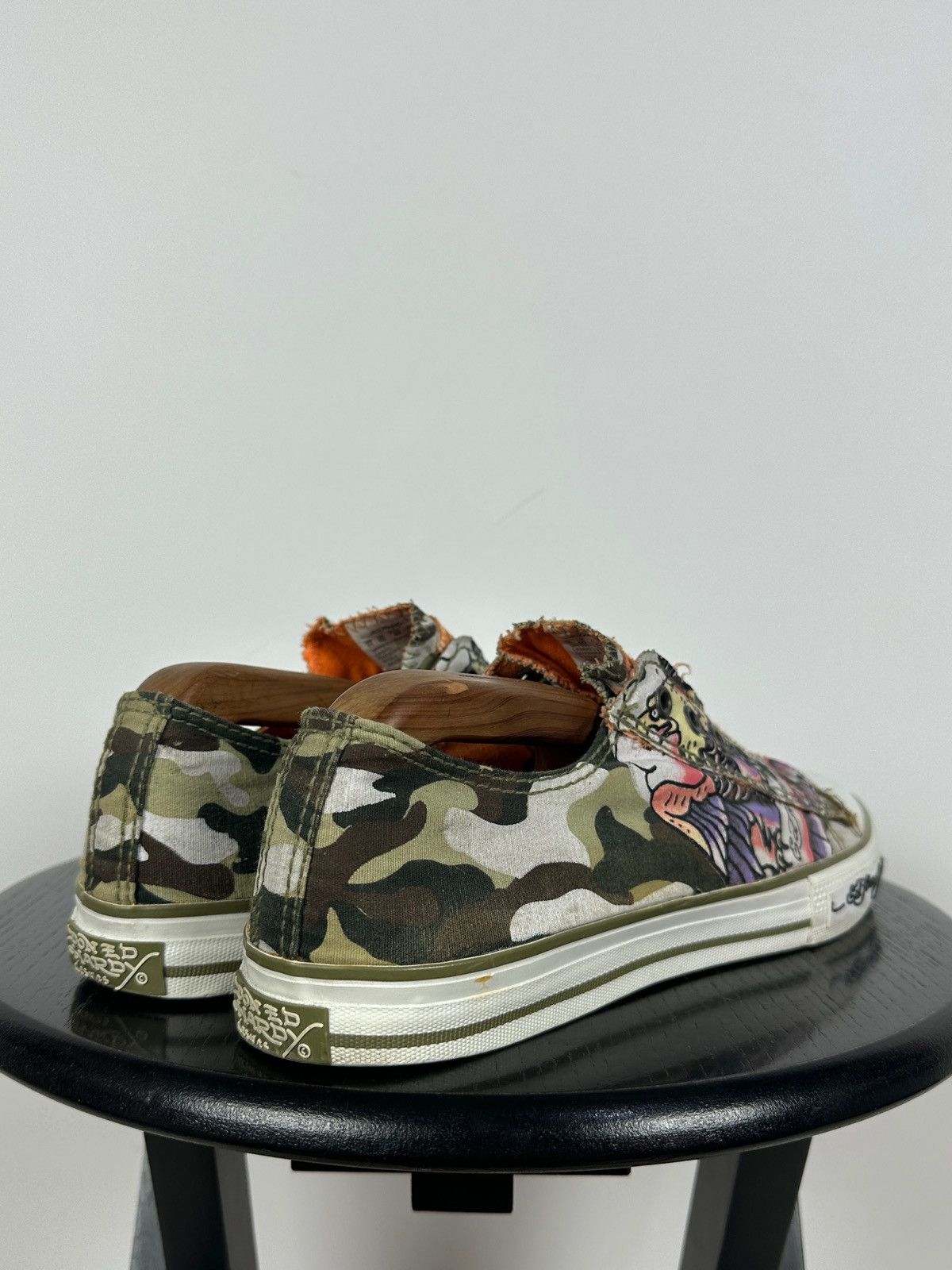 Ed Hardy Vintage Ed Hardy Y2K Camo Tattoo Graphic Slip On Sneakers Size US 11 / EU 44 - 5 Thumbnail