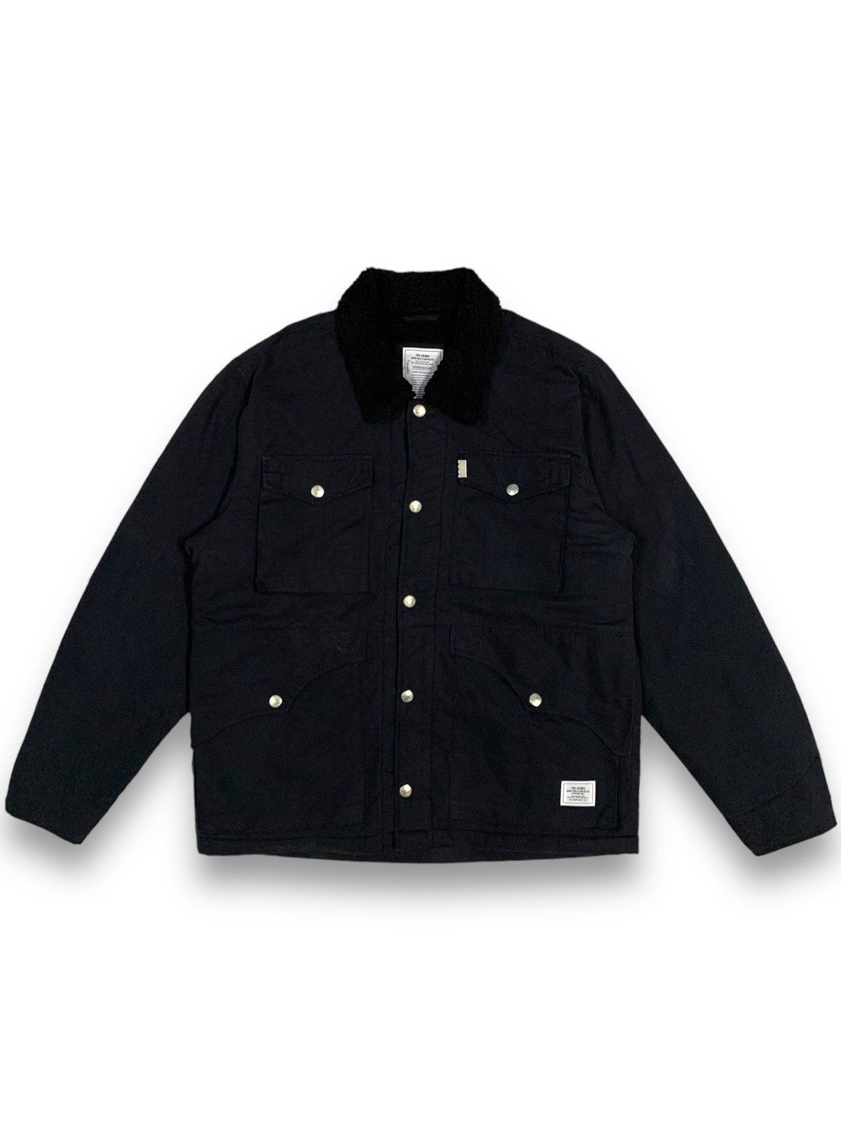 Japanese Brand Vintage The Crimie Canvas Sherpa Lined Trucker/Chore Jacket Size US M / EU 48-50 / 2 - 1 Thumbnail