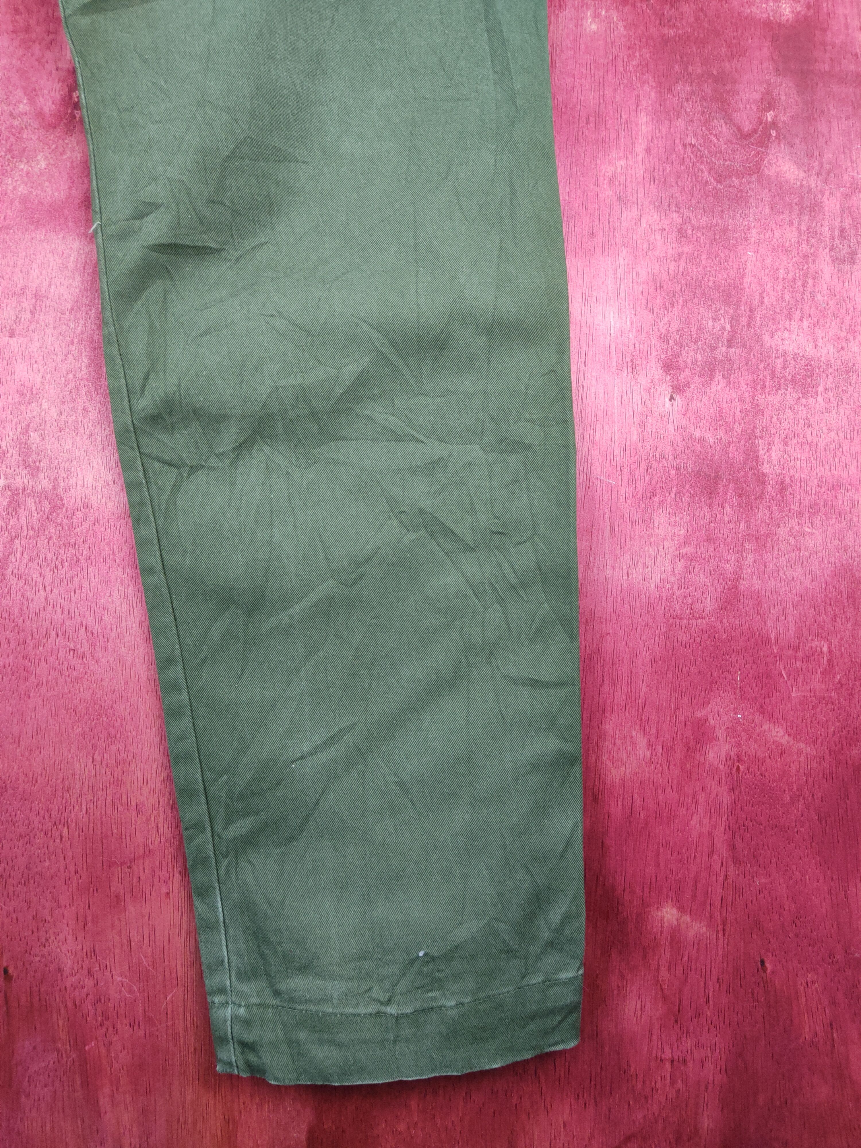 Japanese Brand Improves Army Green Multipocket Tactical Cargo Pants #S1288 Size US 33 - 11 Thumbnail