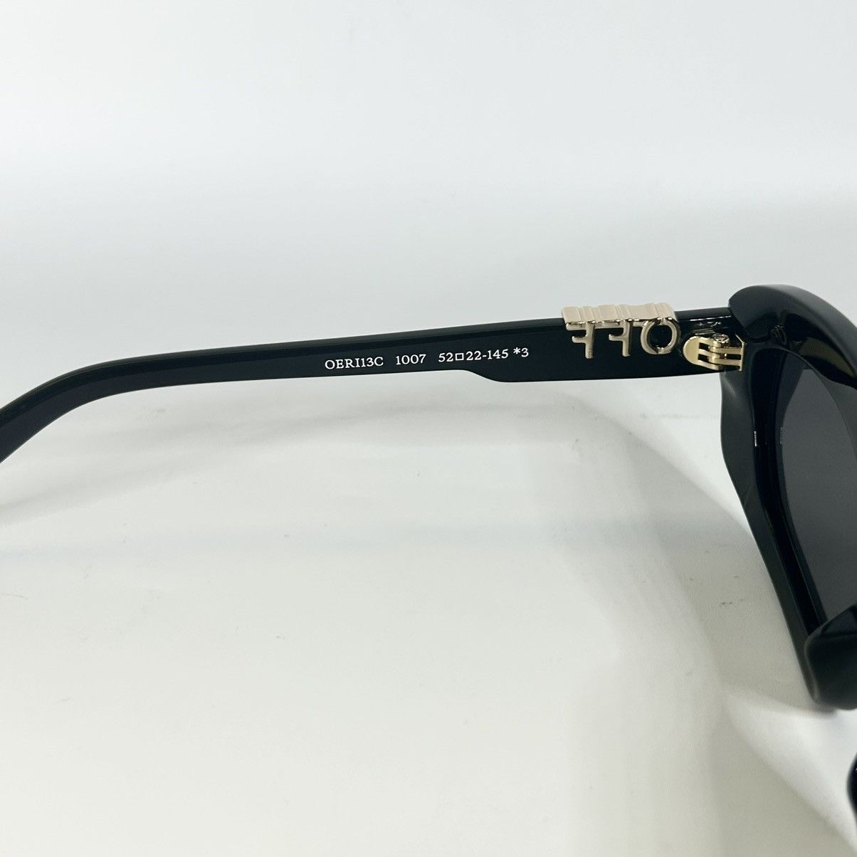 Off-White New Pair of Off-White 52mm Renton Rectangle Sunglass Size ONE SIZE - 6 Thumbnail