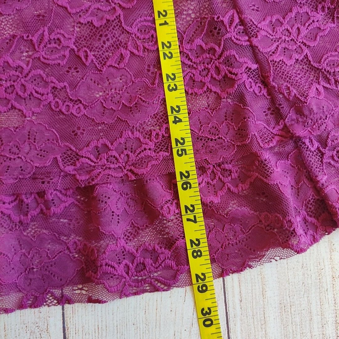 Torrid Torrid purple sheer lace scoop tunic tank sz 1 Size XL / US 12-14 / IT 48-50 - 7 Thumbnail