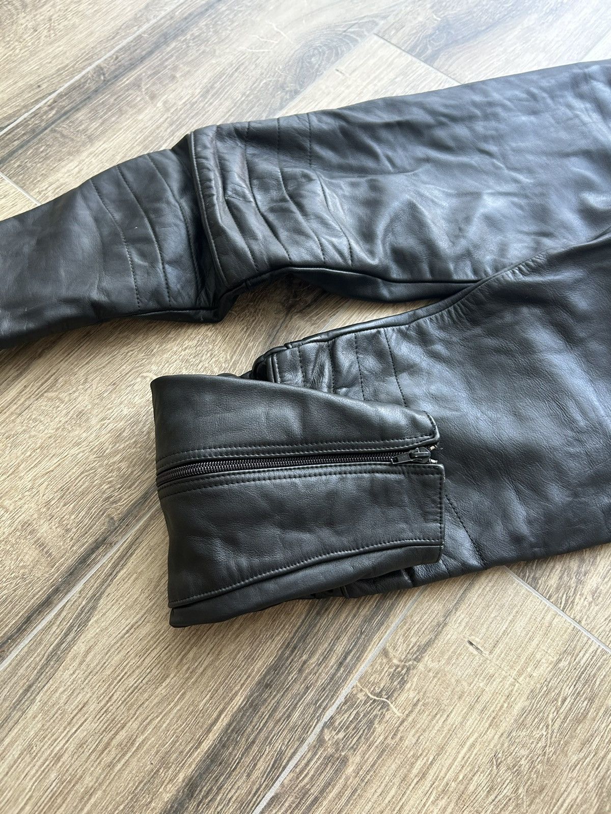Vintage Vintage Leather Damen Leathers motorcycle pants Size US 31 - 4 Thumbnail