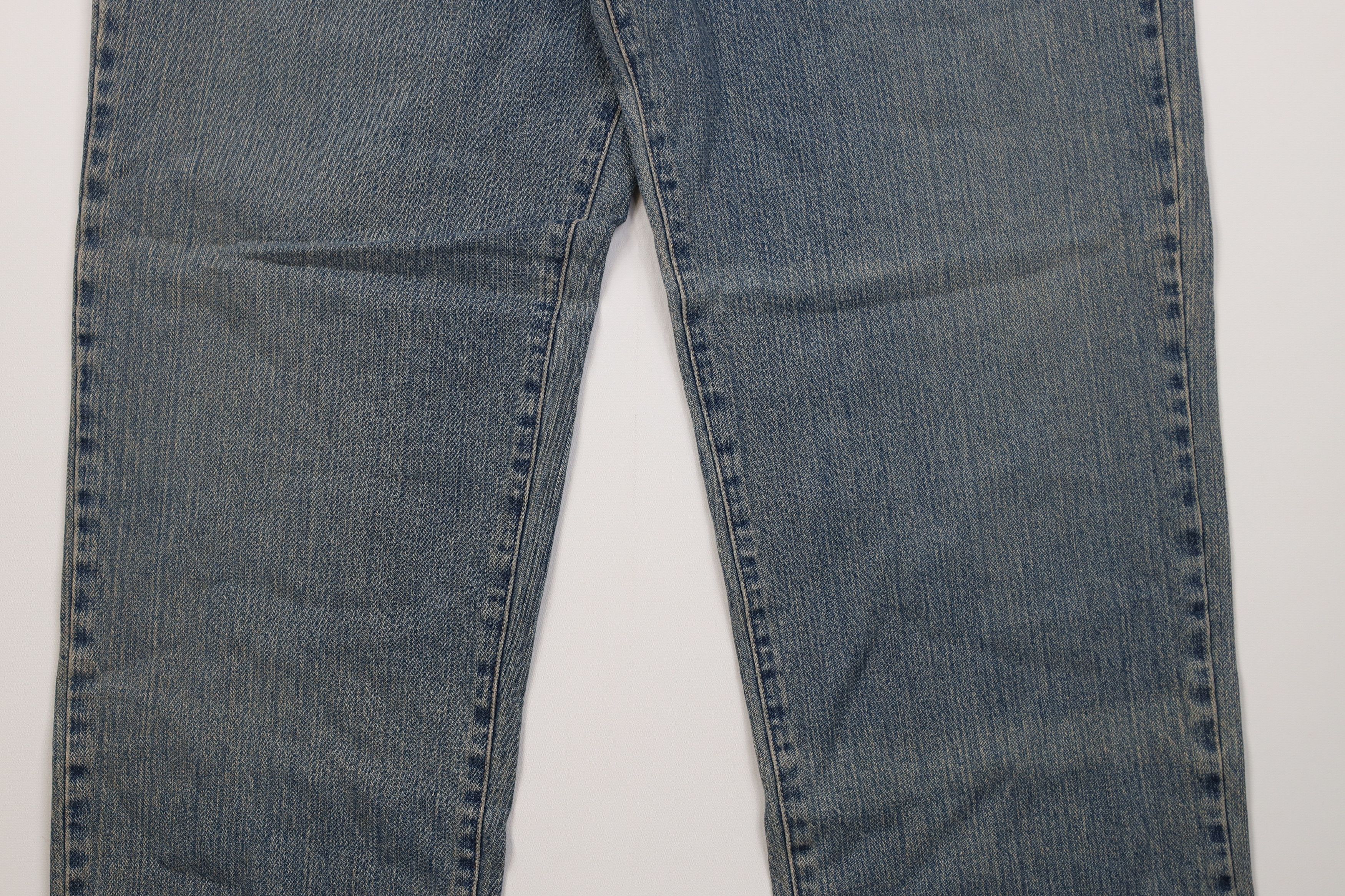 Calvin Klein Vintage 90s Y2K Calvin Klein Baggy Wide Leg Denim Jeans Blue Size US 36 / EU 52 - 3 Thumbnail