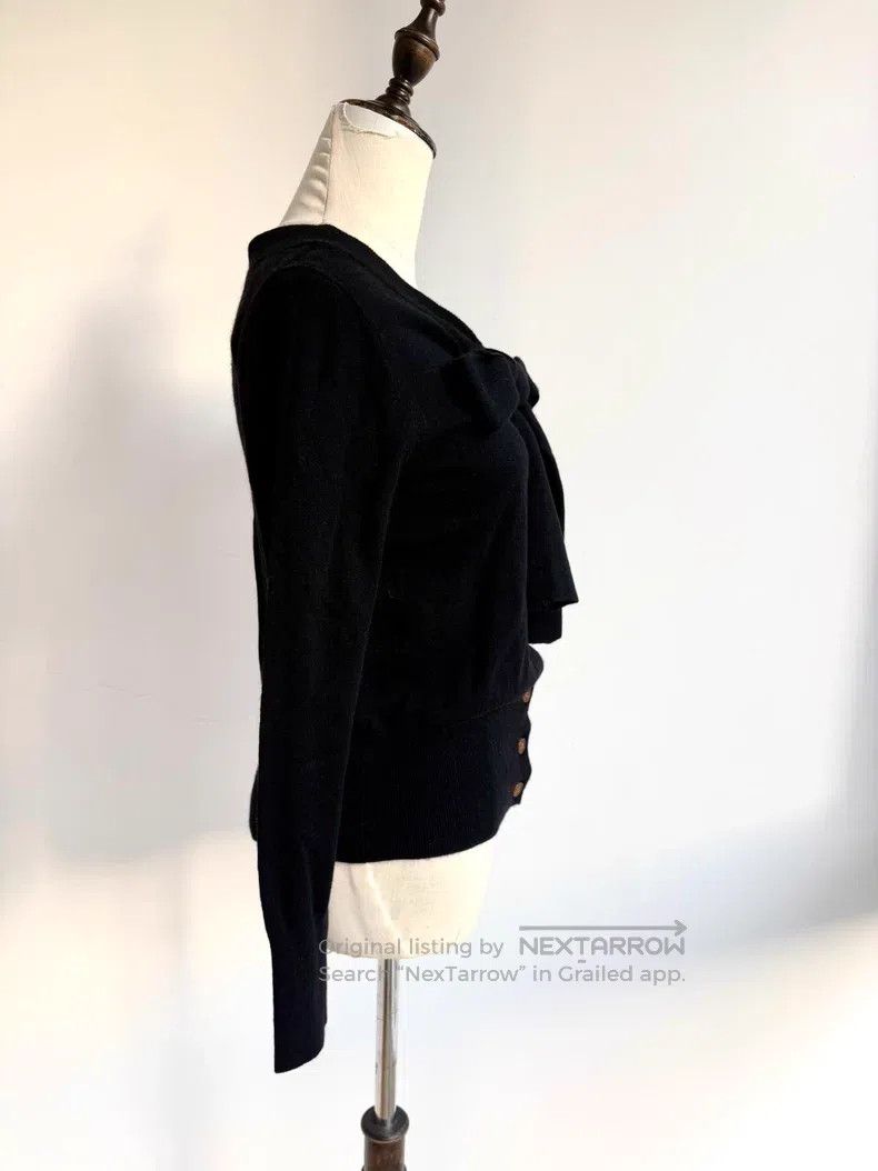 Vivienne Westwood Vivienne Westwood Black butterfly Saturn knit cardigan Size L / US 10 / IT 46 - 5 Thumbnail
