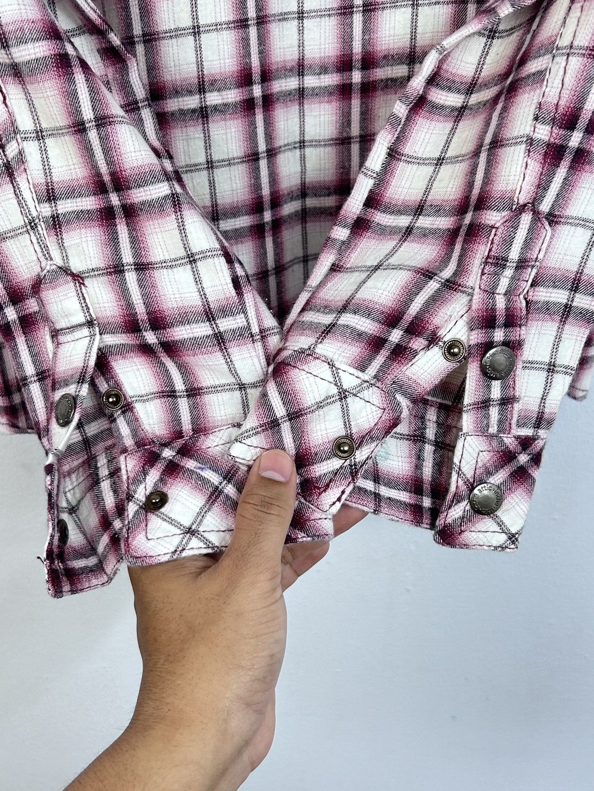 In The Attic Vintage Rare In The Attic Plaid Button Up Shirt Size US L / EU 52-54 / 3 - 13 Thumbnail