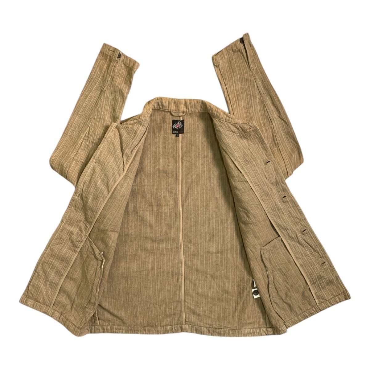 Japanese Brand × Vintage Rare Design Vintage Capo Di Pazzo Workwear Jackets Size US L / EU 52-54 / 3 - 3 Thumbnail