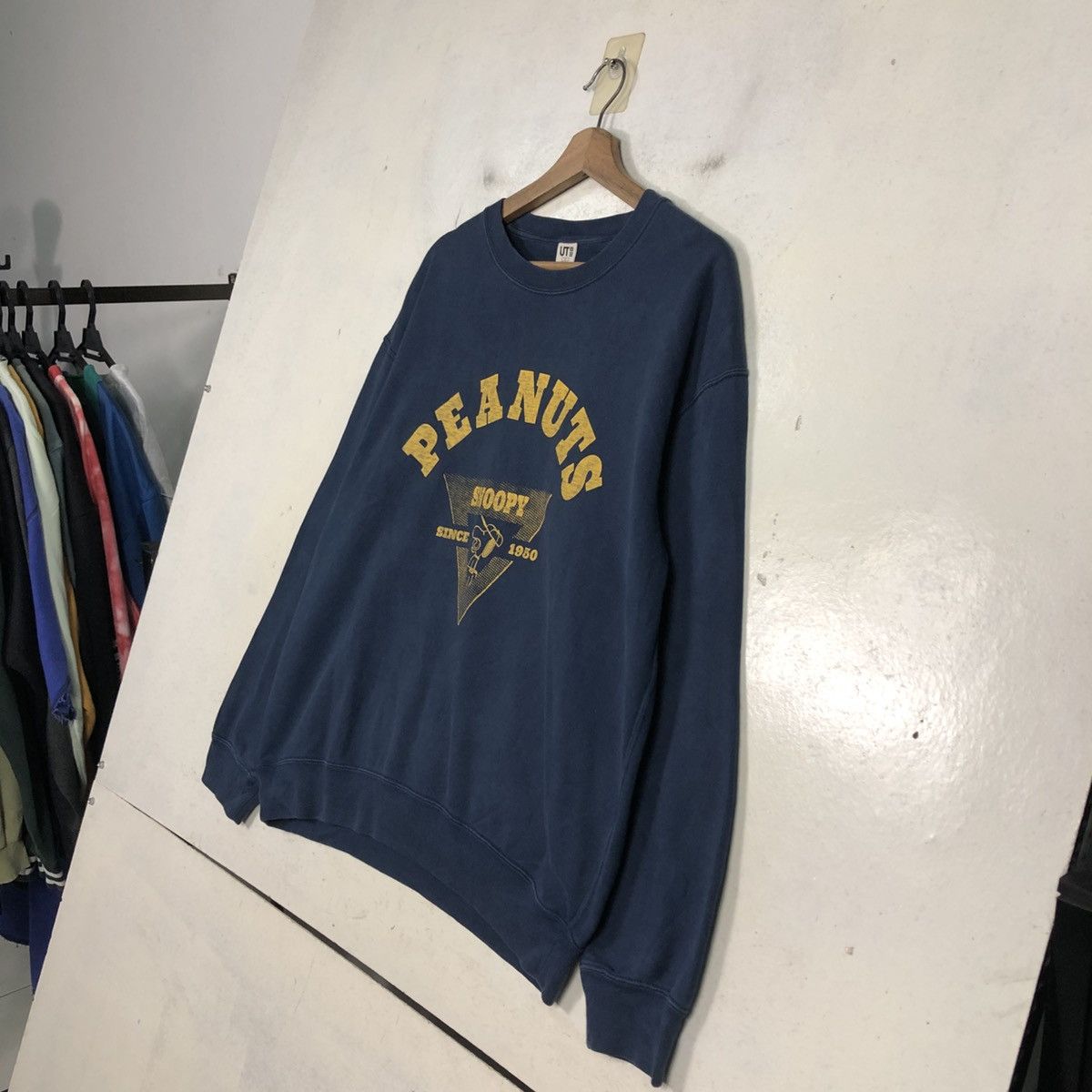 Japanese Brand 📌Vintage Sweatshirt Snoopy Peanuts Big Logo Size US L / EU 52-54 / 3 - 4 Thumbnail