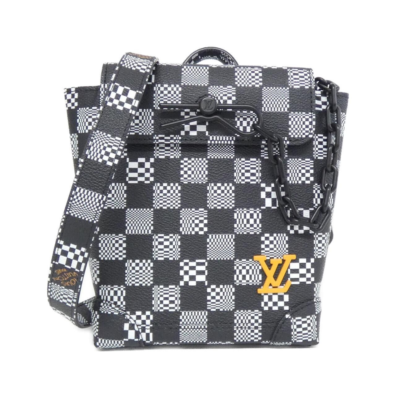 Louis Vuitton Louis Vuitton Louis Vuitton Damier Distorted Steamer XS Shoulder Bag Textile Shoulder Bag N60453 DUTY FREE for USA Size ONE SIZE - 1 Thumbnail