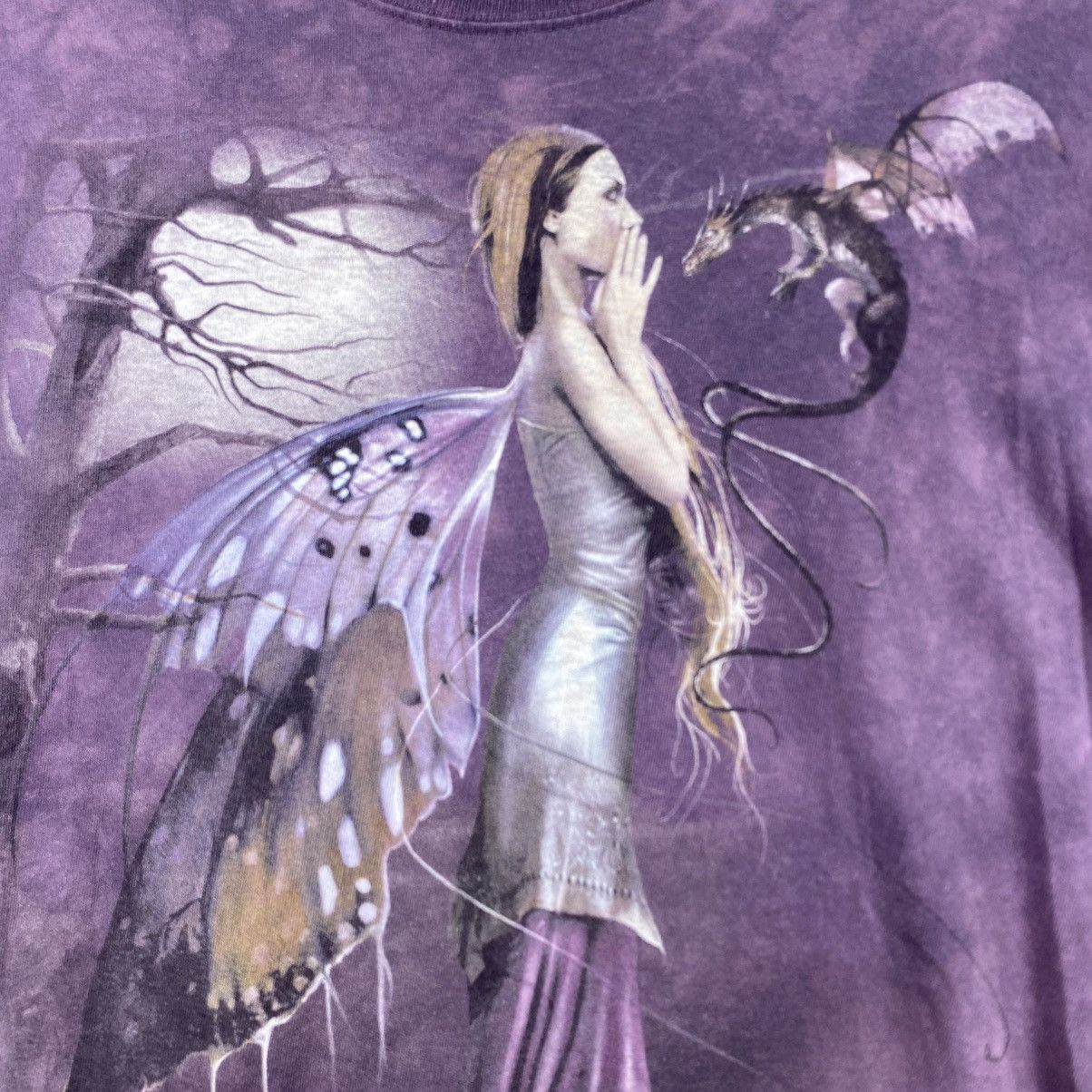 The Mountain × Vintage Vintage The Mountain Fantasy Forest Butterfly Tee 90s Y2K Size US XL / EU 56 / 4 - 7 Thumbnail