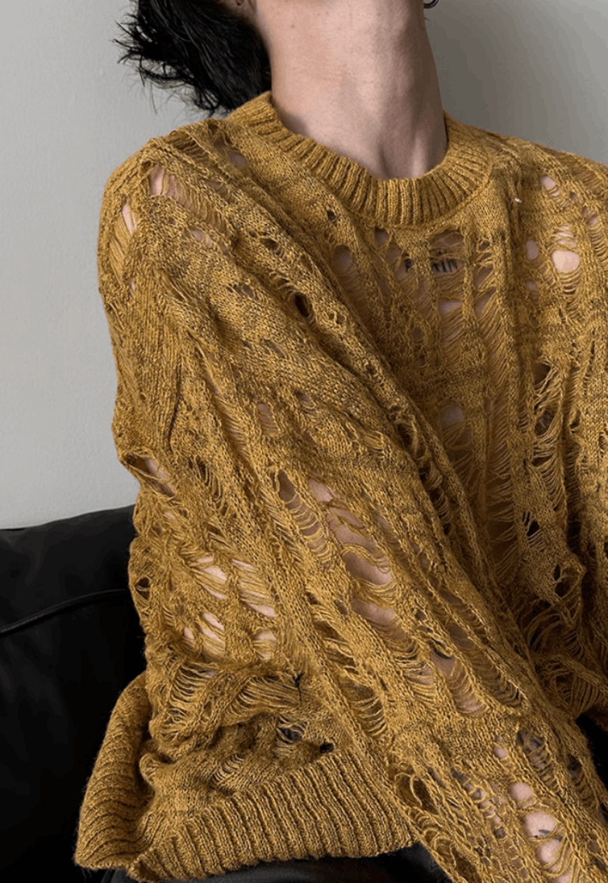 Other Men’s hollow knitted sweater Size US M / EU 48-50 / 2 - 5 Thumbnail