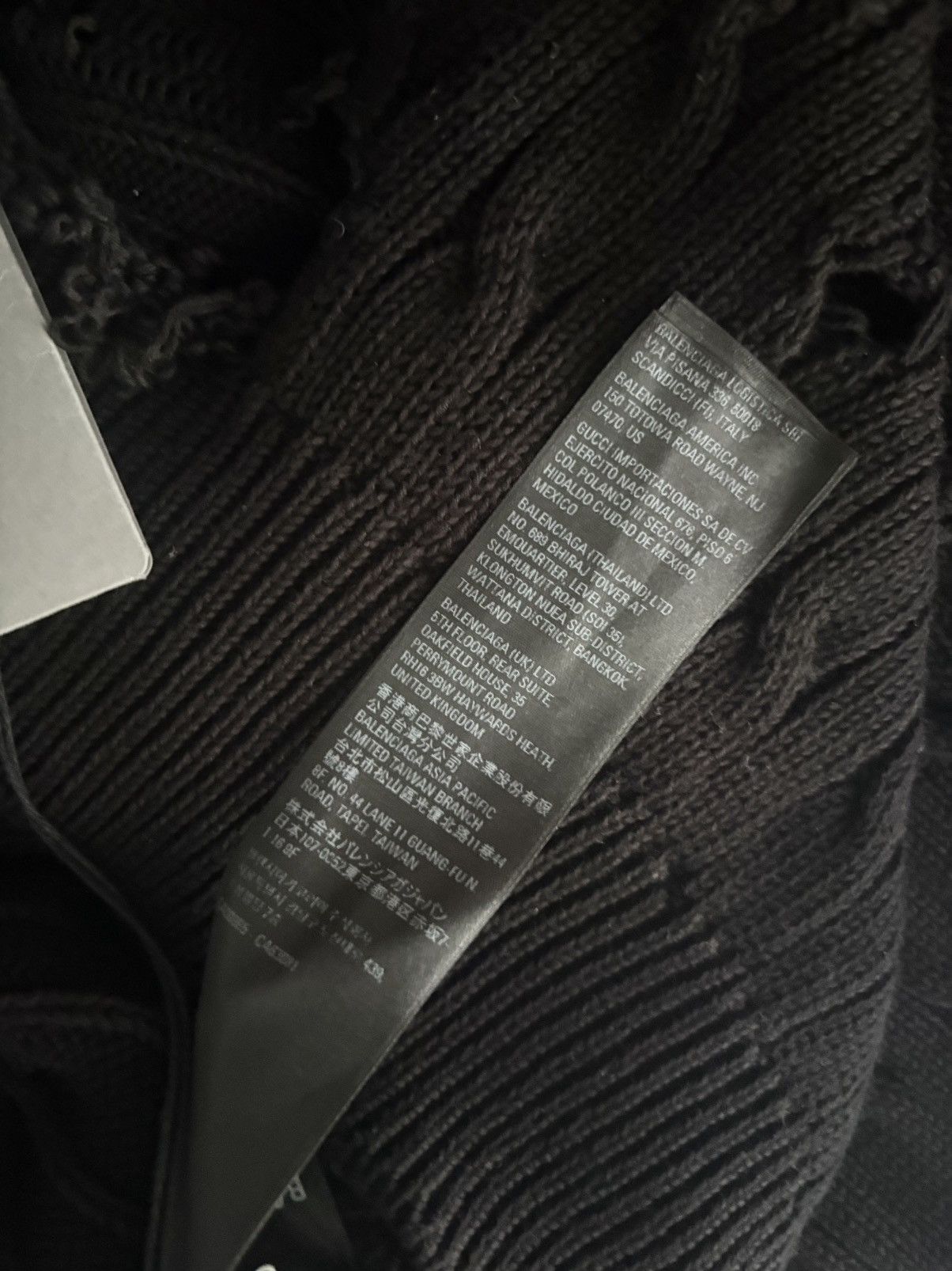 Balenciaga Balenciaga Thrashed Oversized Varsity FW21 Knit sweater Size US S / EU 44-46 / 1 - 8 Thumbnail