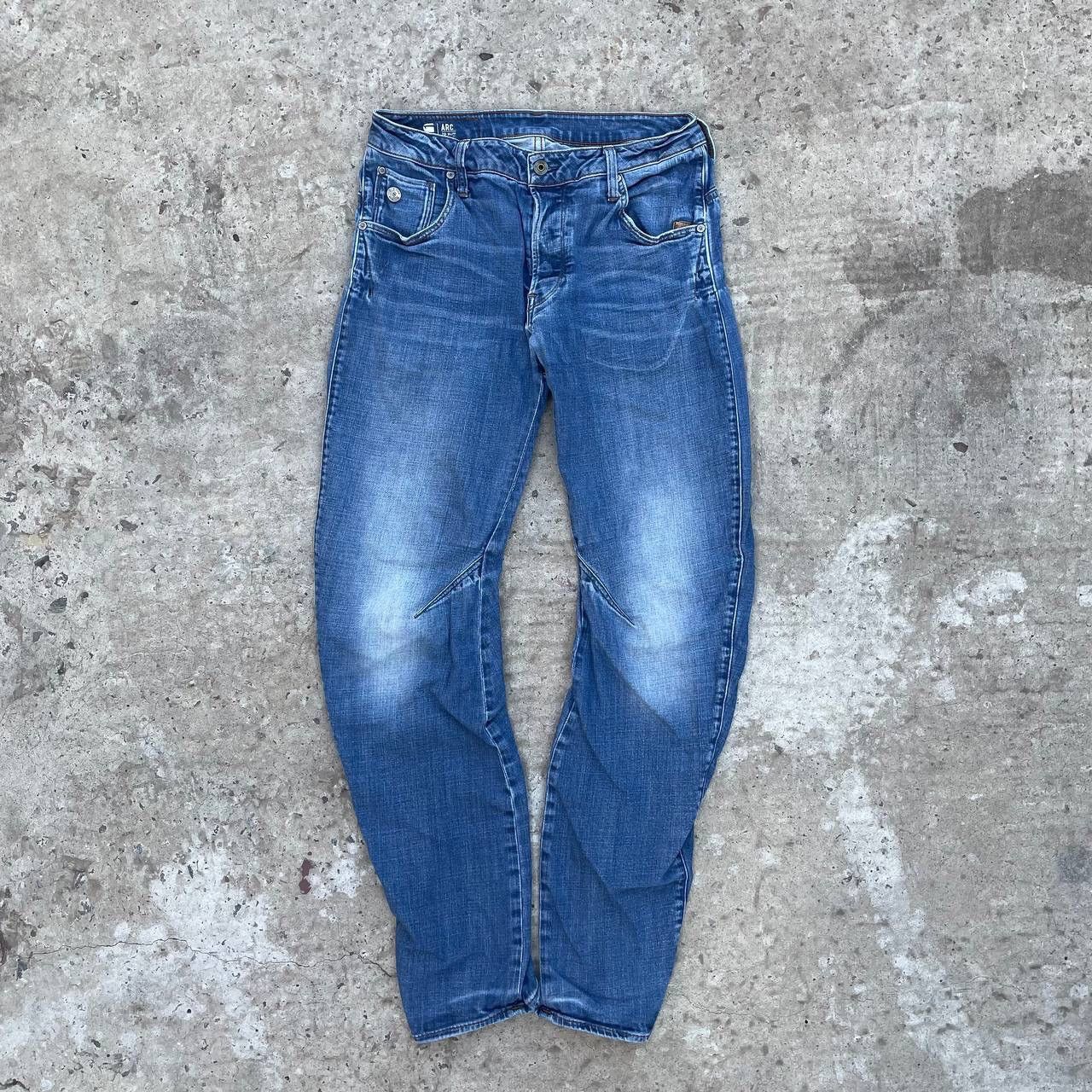 Le Grande Bleu (L.G.B.) Vintage Man’s G-Star Raw W28xL32 Y2K 00s USA Crazy Size US 28 / EU 44 - 11 Thumbnail
