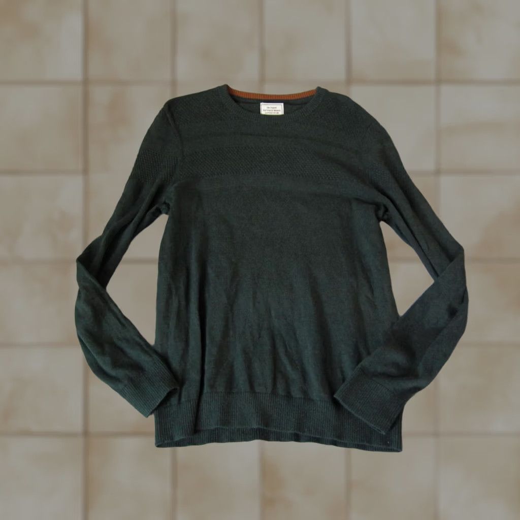 FatFace Fat Face Sweater Mens Medium Green Cashmere Cotton Knit Casual Adult 80s Size US M / EU 48-50 / 2 - 1 Thumbnail
