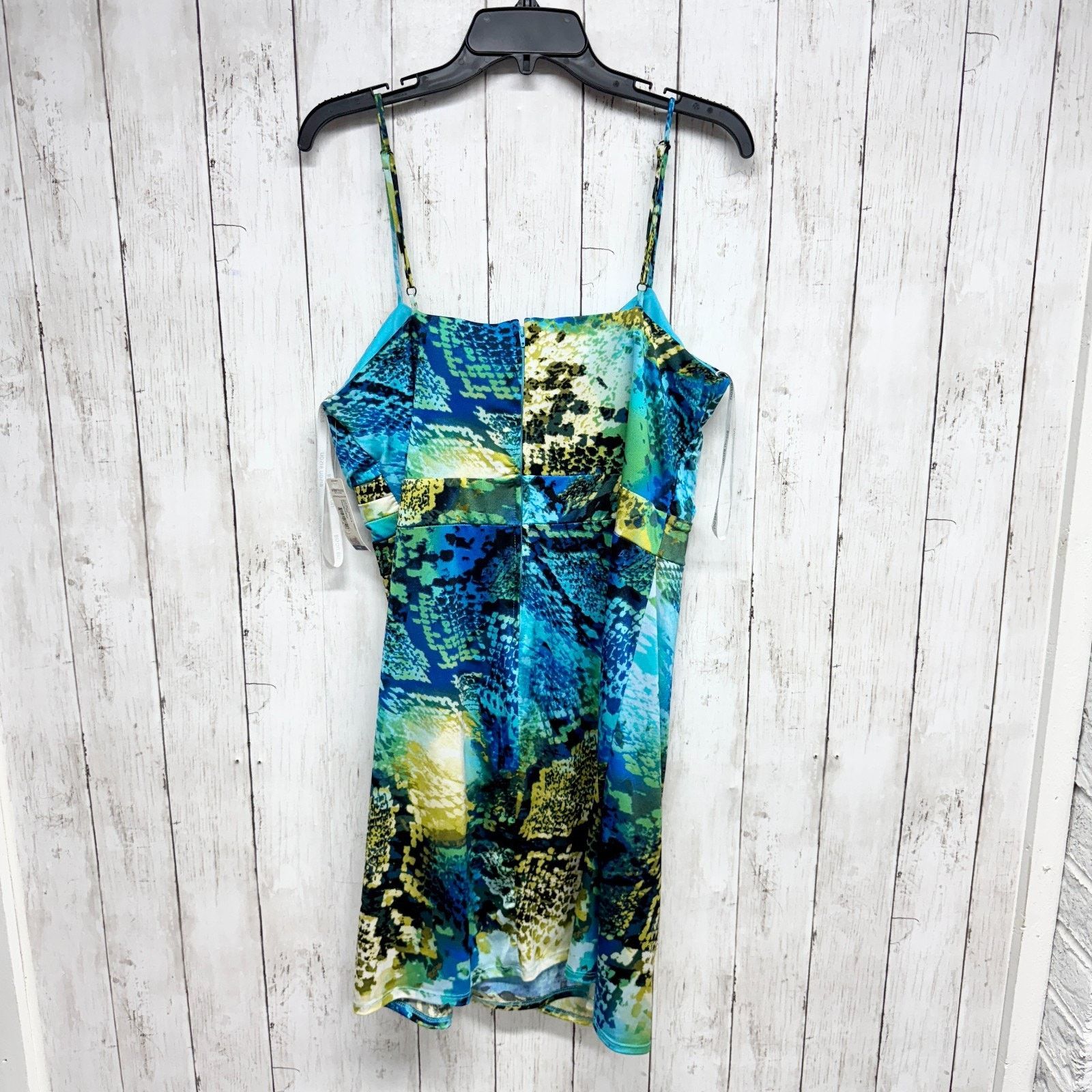 Other New Bisou Bisou Dress Size 16 Animal Sleeveless Rouched Y2K Size XXL / US 16-18 / IT 52-54 - 8 Thumbnail