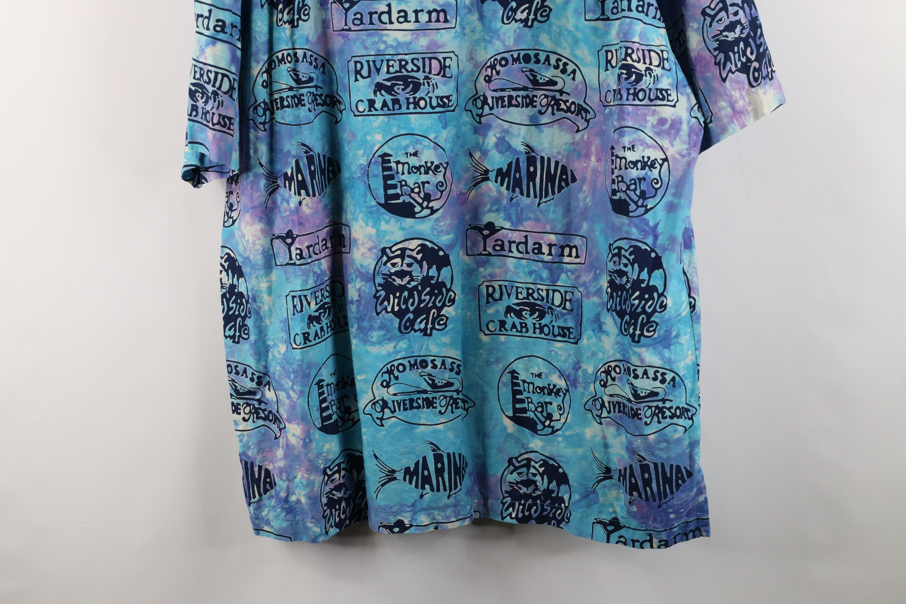 Vintage Vintage Streetwear All Over Print Hawaiian Luau Button Shirt Size US XL / EU 56 / 4 - 11 Thumbnail