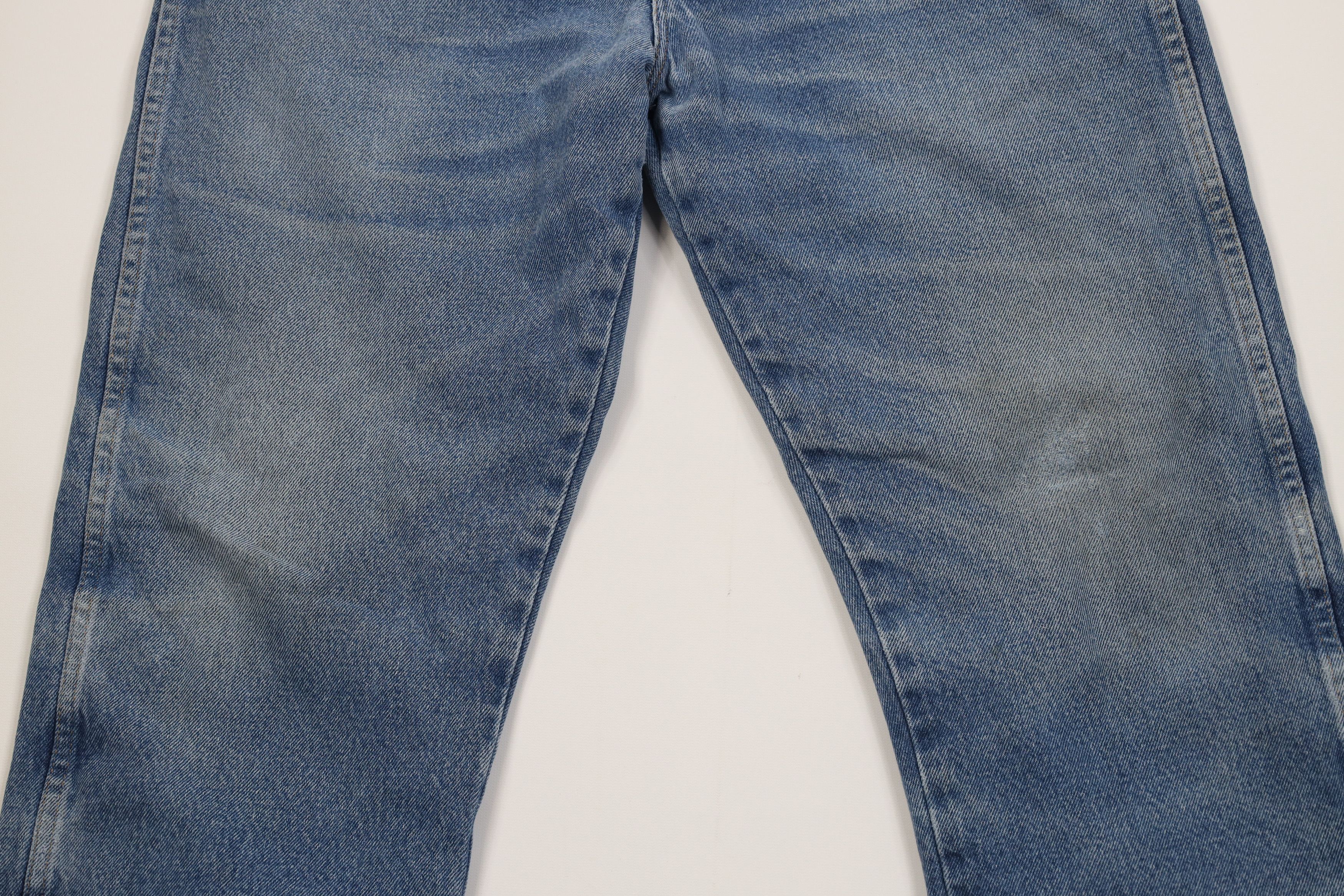 Cabelas Vintage 90s Cabelas Heavyweight Fleece Lined Denim Jeans Size US 34 / EU 50 - 4 Thumbnail