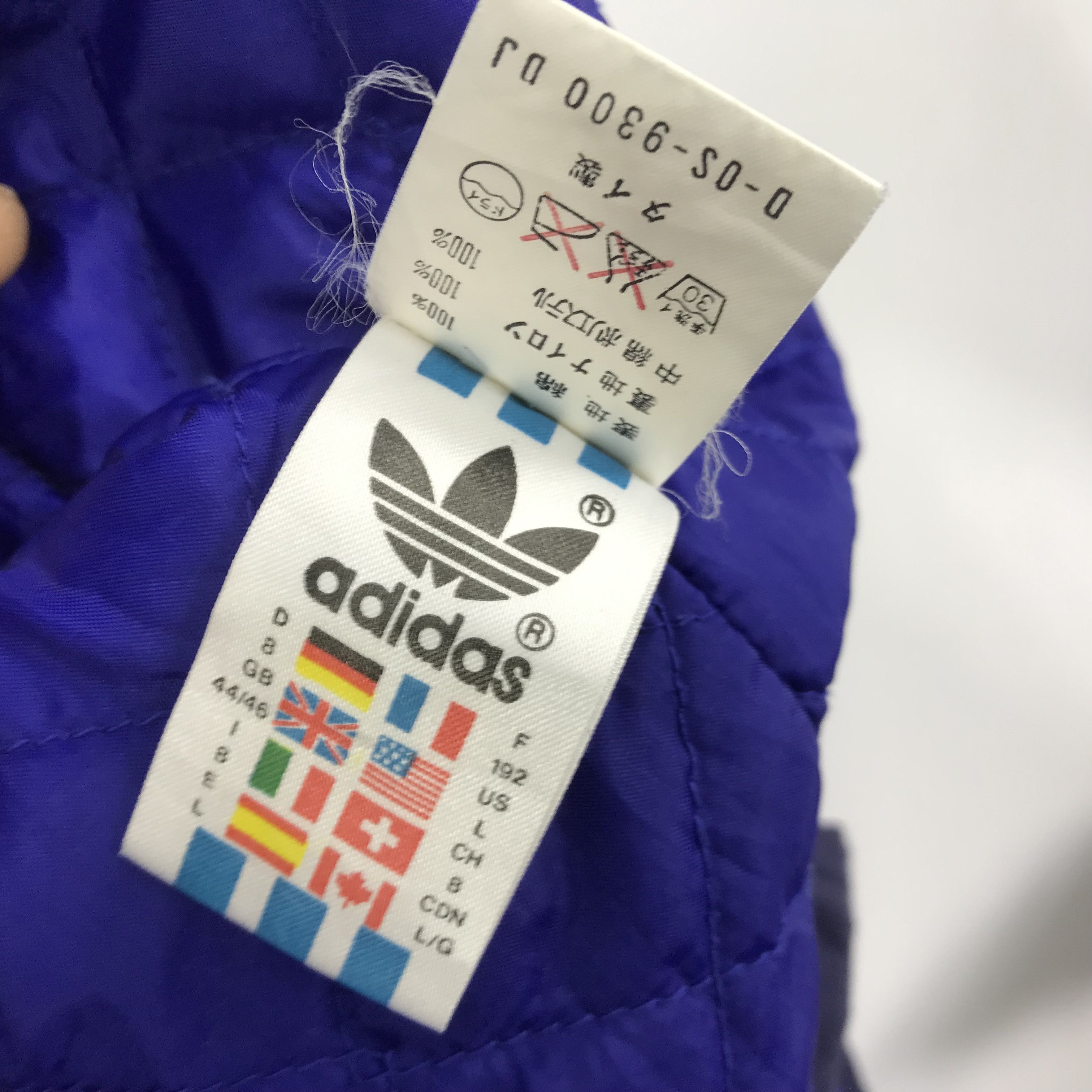 Adidas Vintage Adidas Trefoil Denim Jeans Big Logo Adidas Jacket Size US L / EU 52-54 / 3 - 8 Thumbnail