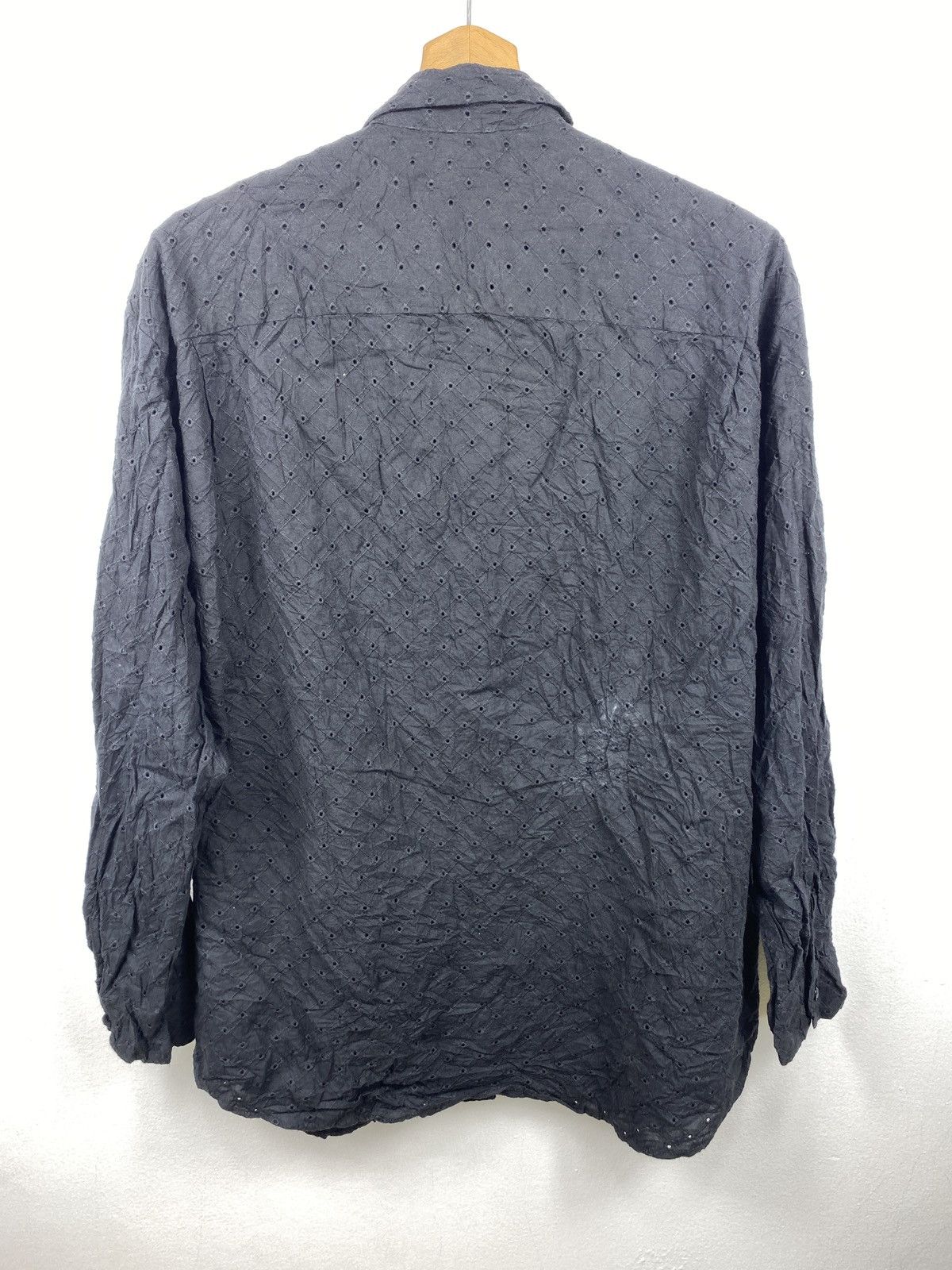 Japanese Brand × Vintage GU lace long sleeve shirt Size US M / EU 48-50 / 2 - 7 Thumbnail