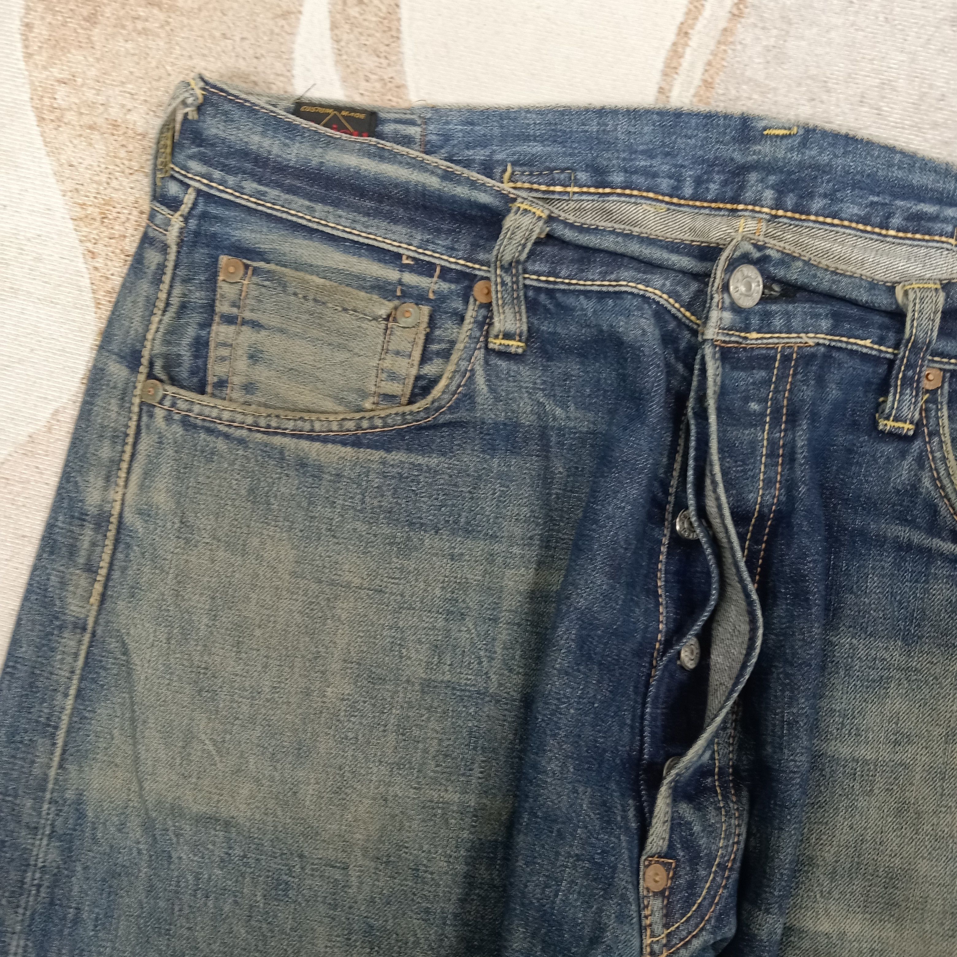 Evisu Evisu Selvedge Daicock Custom Denim Jeans C265N7 Size US 36 / EU 52 - 8 Thumbnail