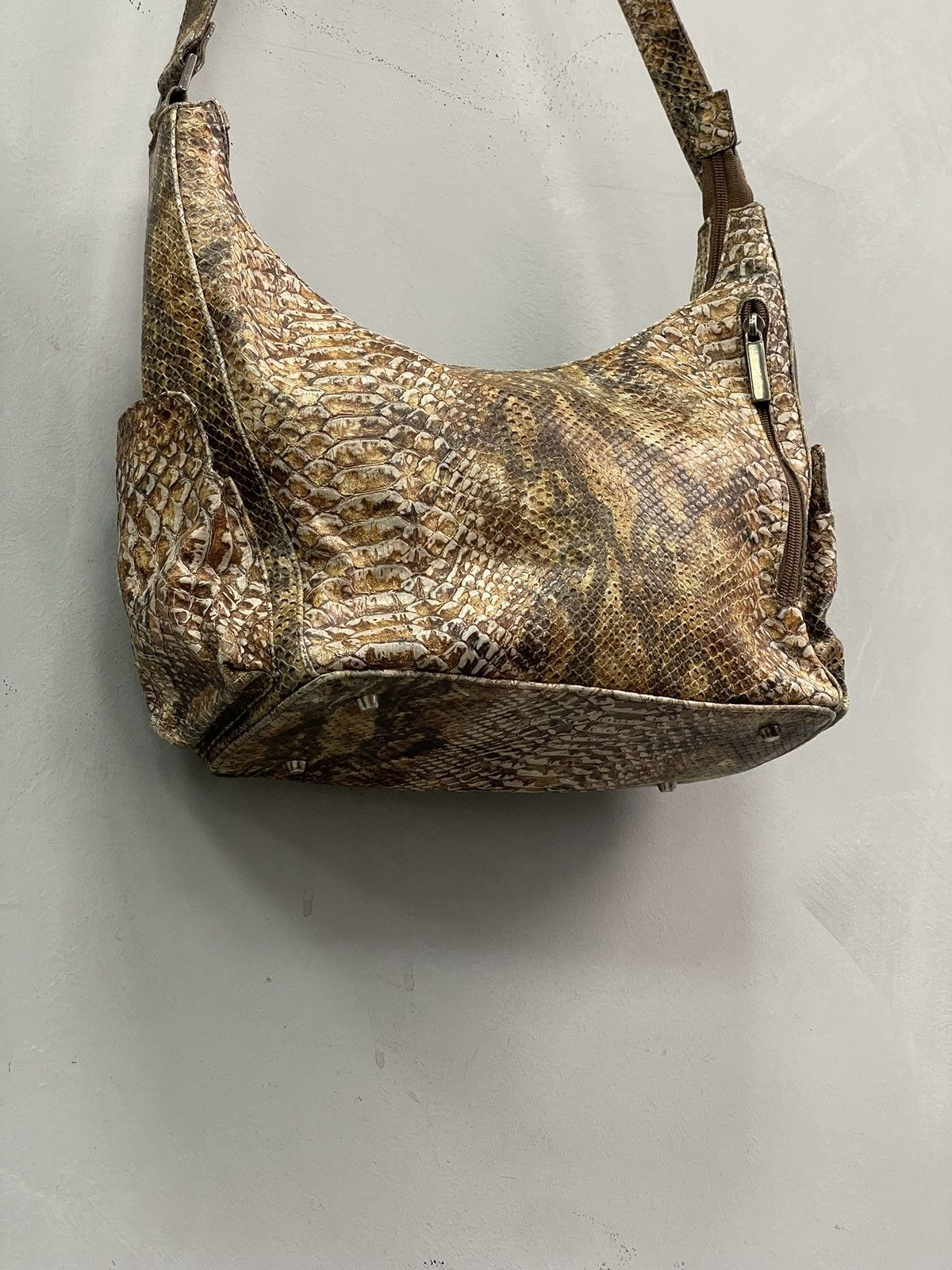 Hysteric Glamour leather snakeskin shoulder bag y2k 14th addiction style Size ONE SIZE - 8 Thumbnail