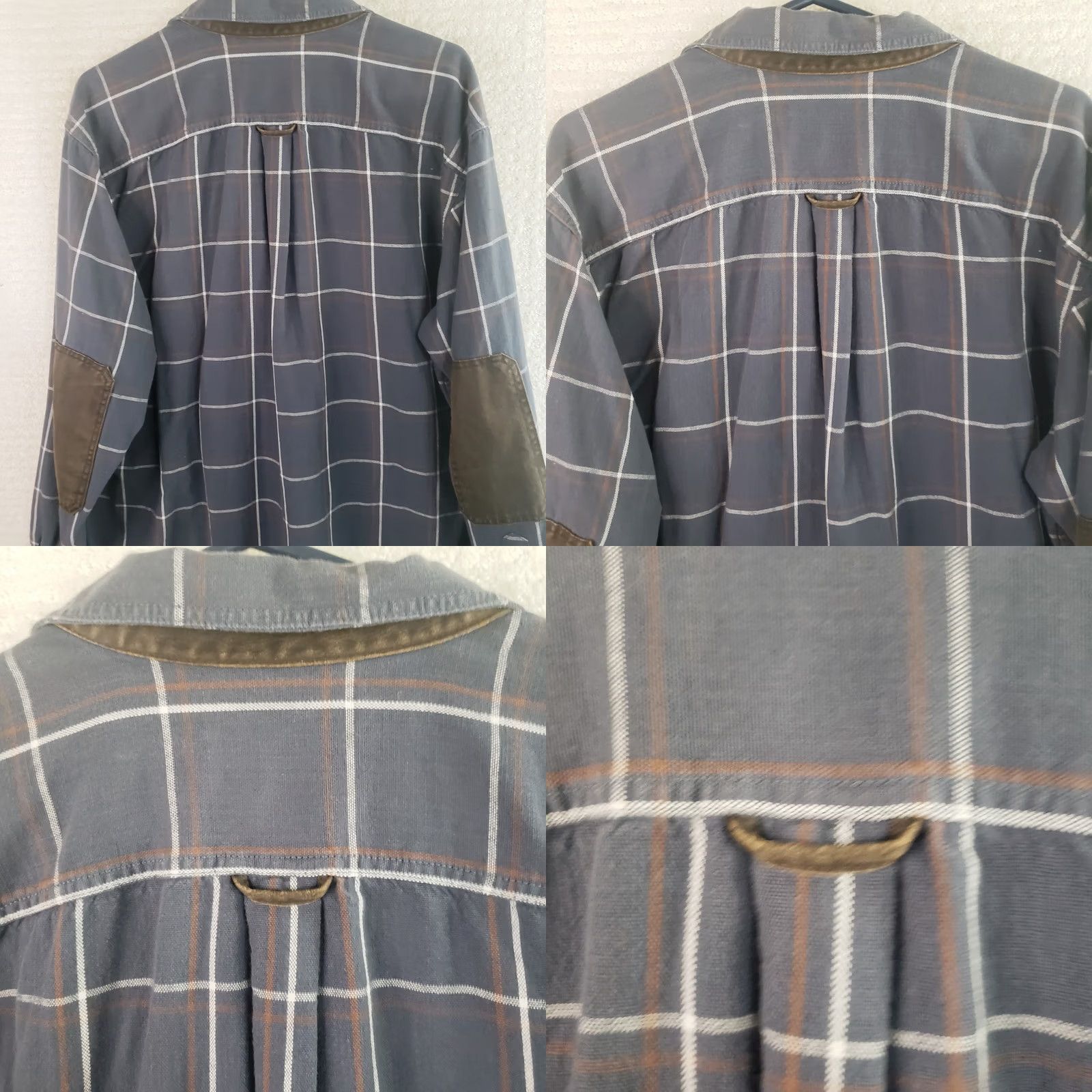 Vintage VINTAGE Ridgecut Toughwear Shirt Men XL Canvas Windowpane Elbow Pads Workwear Utility Size US XL / EU 56 / 4 - 8 Thumbnail
