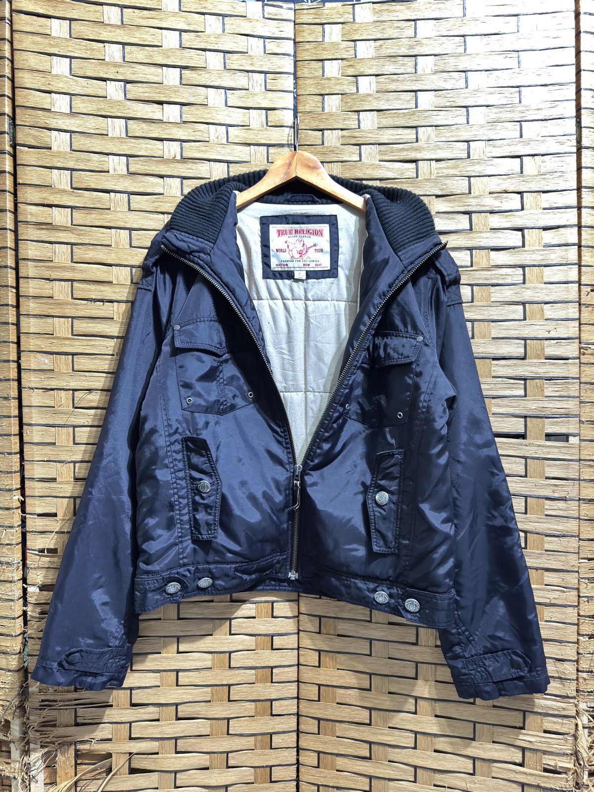 True Religion Vintage True Religion Bomber Jacket Size US M / EU 48-50 / 2 - 2 Thumbnail