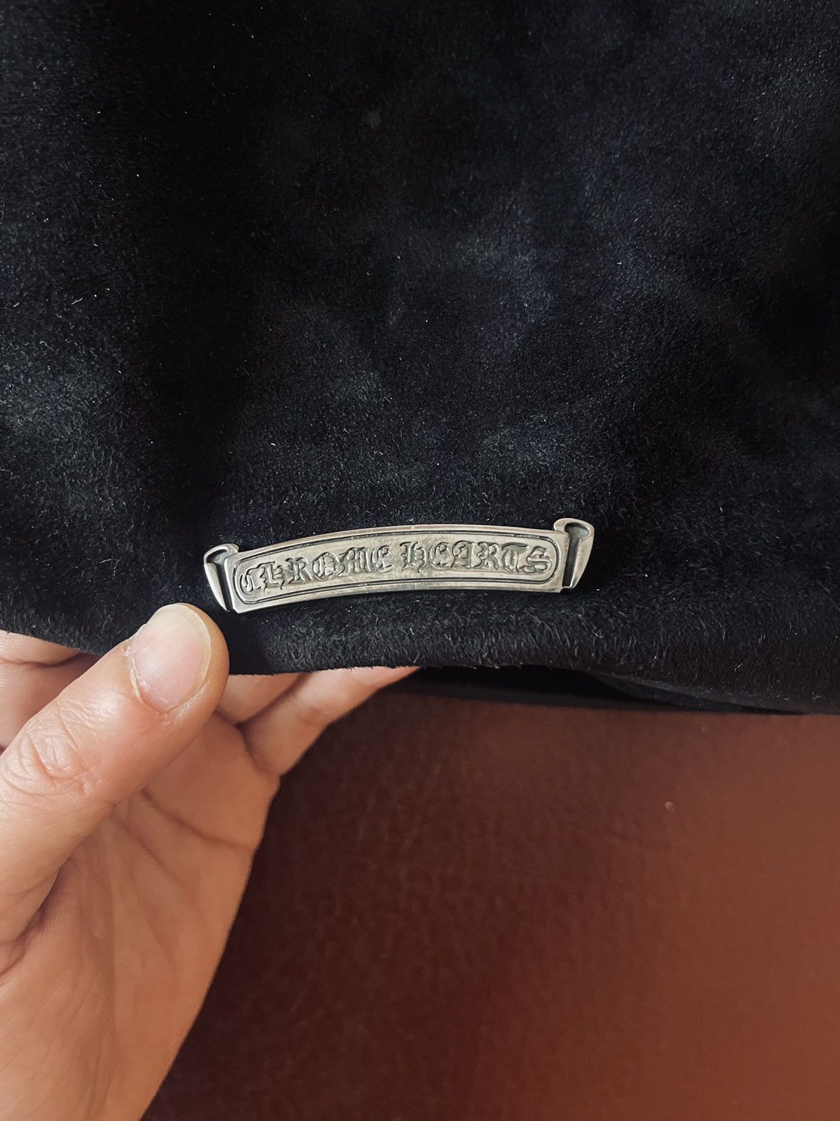 Chrome Hearts chrome hearts suede shoulder bag rarely Size ONE SIZE - 4 Thumbnail