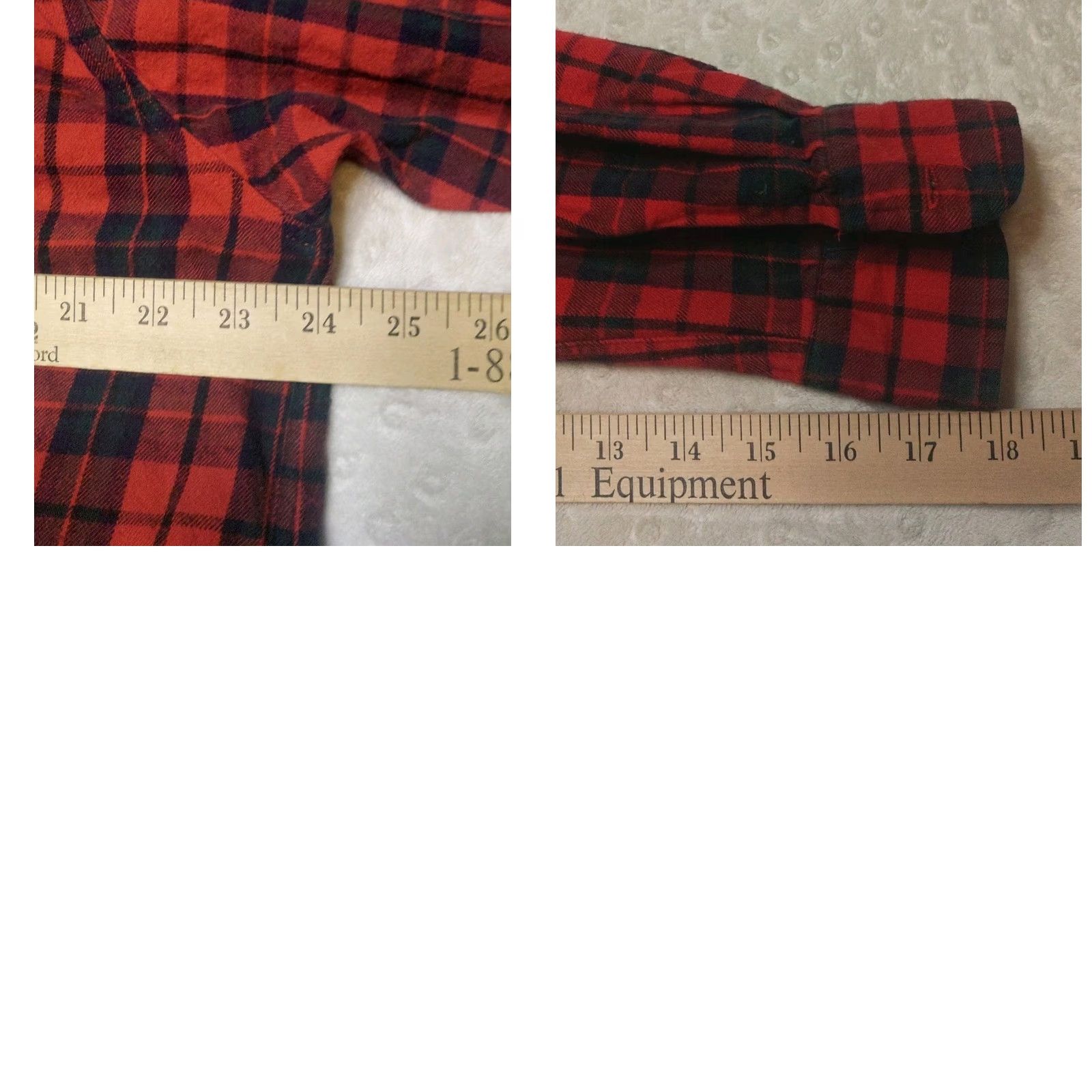 Abercrombie & Fitch VINTAGE Abercrombie & Fitch Trail Guide Plaid Flannel Button Up Shirt Large Women Red 90s Outdoors Style Shirt Size L / US 10 / IT 46 - 8 Thumbnail