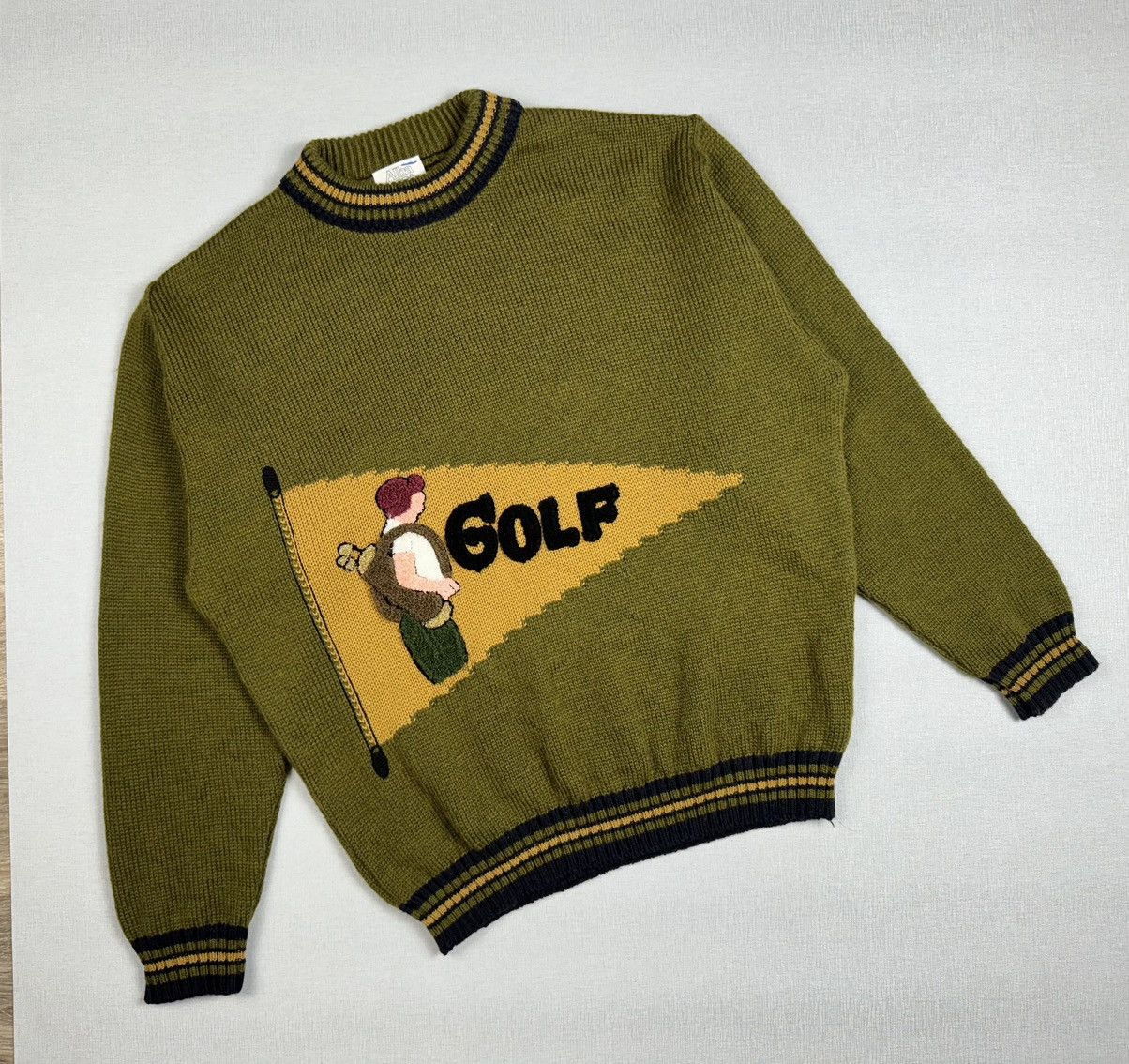 ALBA × Vintage Men’s Vintage Alba Moda Golf Sweater Jumper size 50/L Size US L / EU 52-54 / 3 - 1 Thumbnail