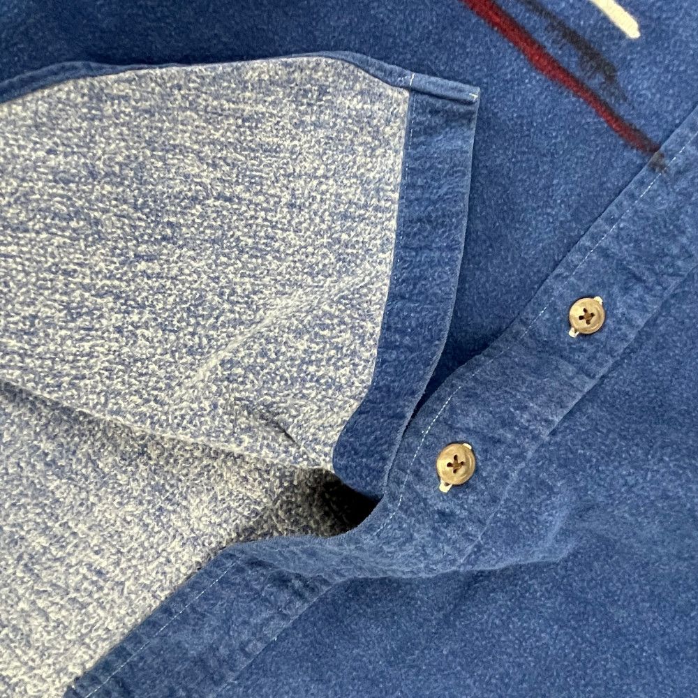 Polo Ralph Lauren 90s “Canoe & Ice Fisherman” Shirt - US Made / Japan Cotton Size US L / EU 52-54 / 3 - 13 Thumbnail