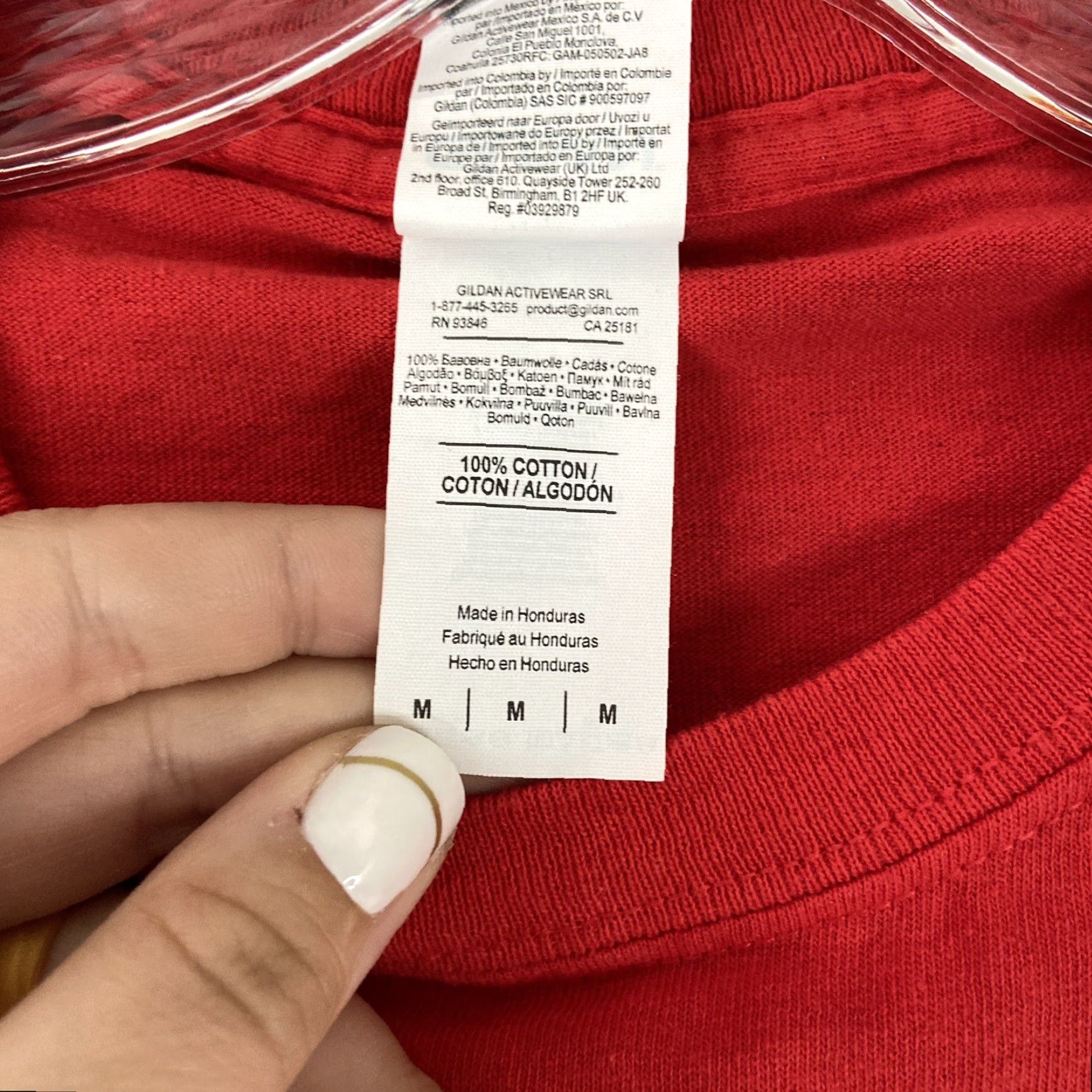 Gildan Gildan T-Shirt Mens M Red I Put Ketchup On My Ketchup St. Maarten Tshirt Side M Size US M / EU 48-50 / 2 - 7 Thumbnail