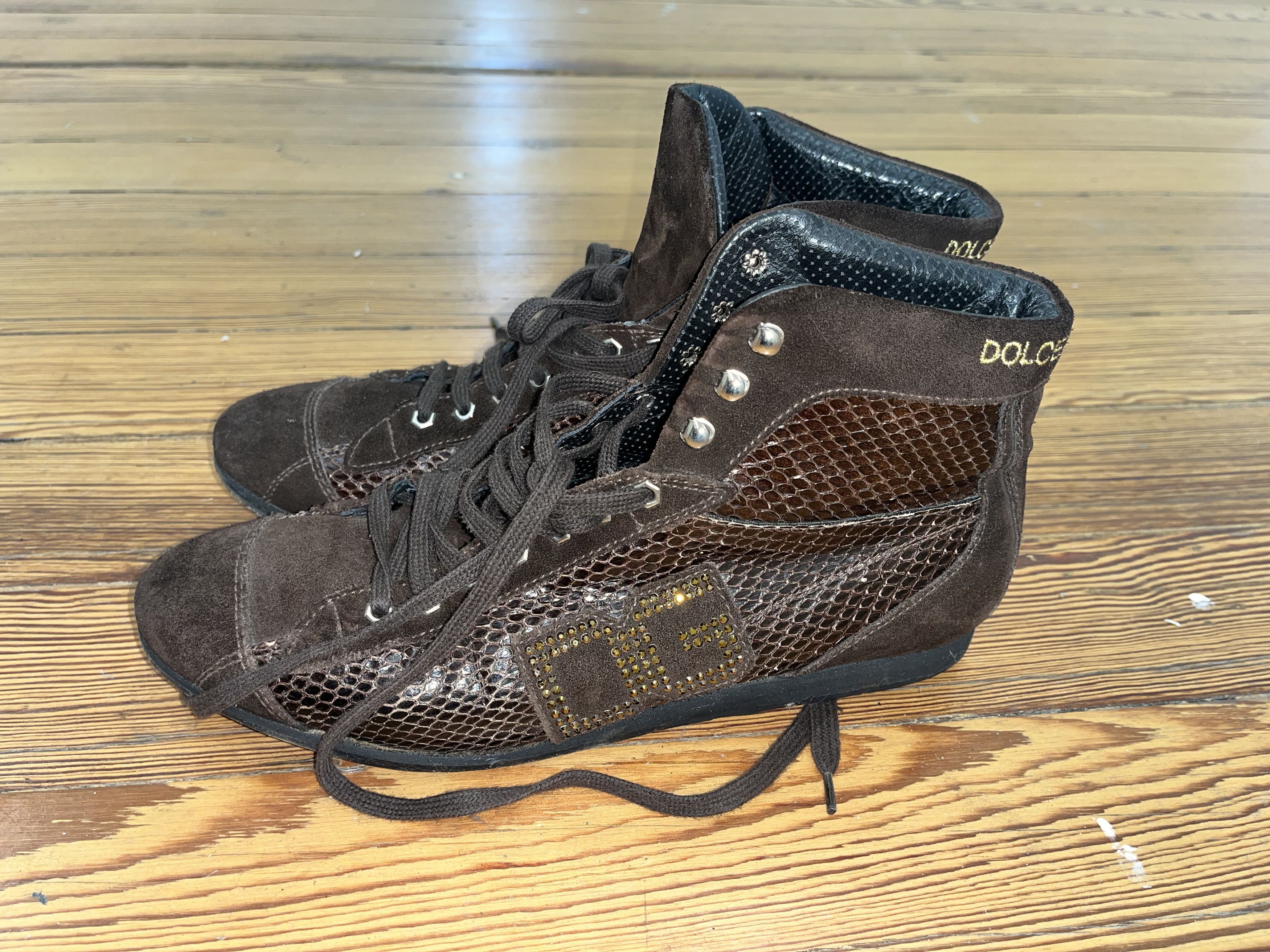 Dolce & Gabbana Dolce & Gabbana Patent leather trainers Size US 11 / IT 41 - 3 Thumbnail